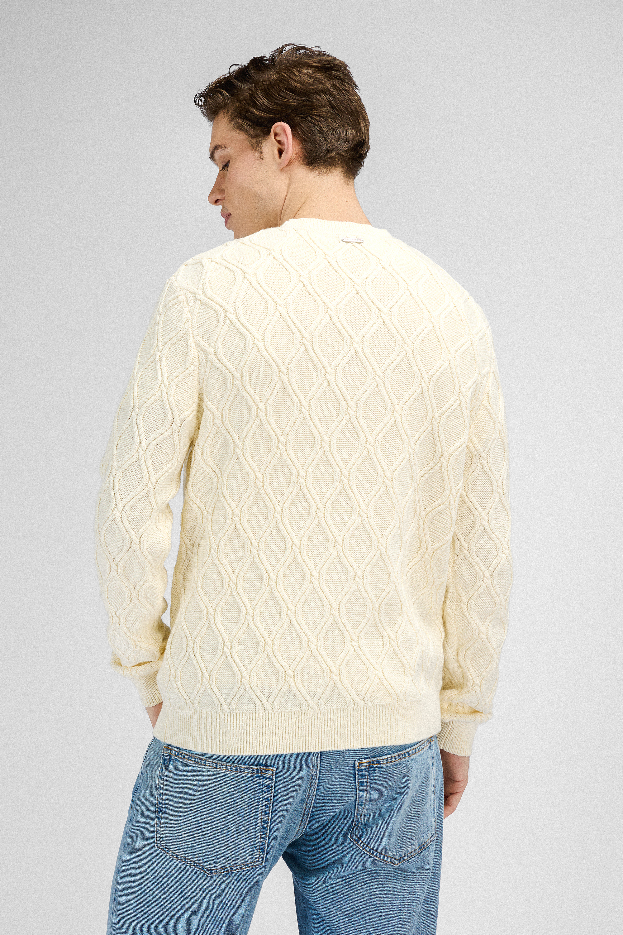 Urban Pioneers Male Cosimo Sweater SWEATER CREAM