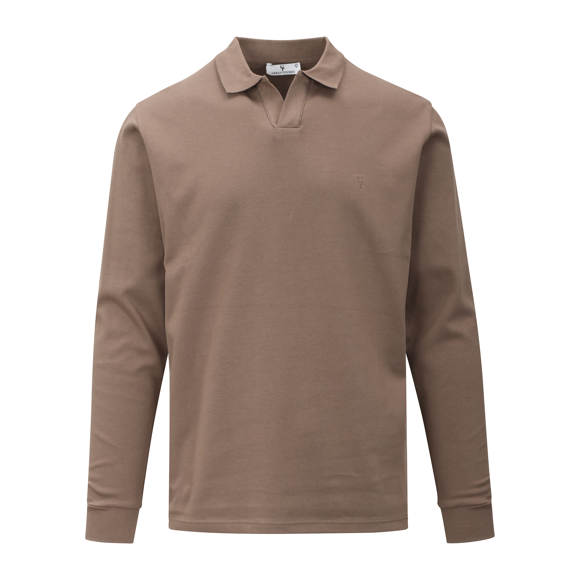 Urban Pioneers Male Dani LS Pique PIQUE COCOLATE CHIP