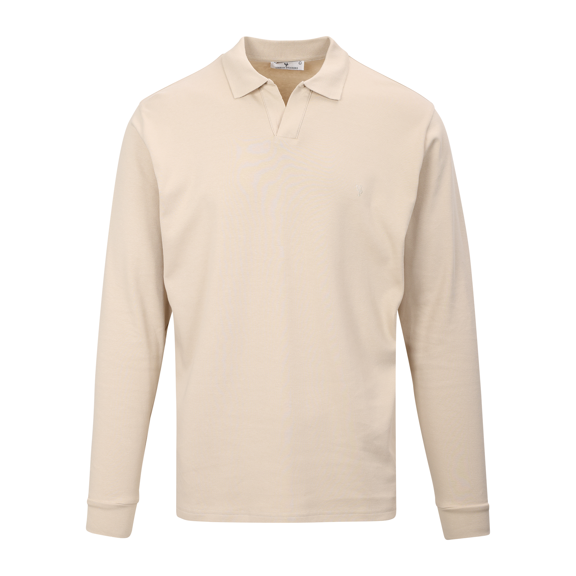Urban Pioneers Male Dani LS Pique PIQUE LIGHT SAND