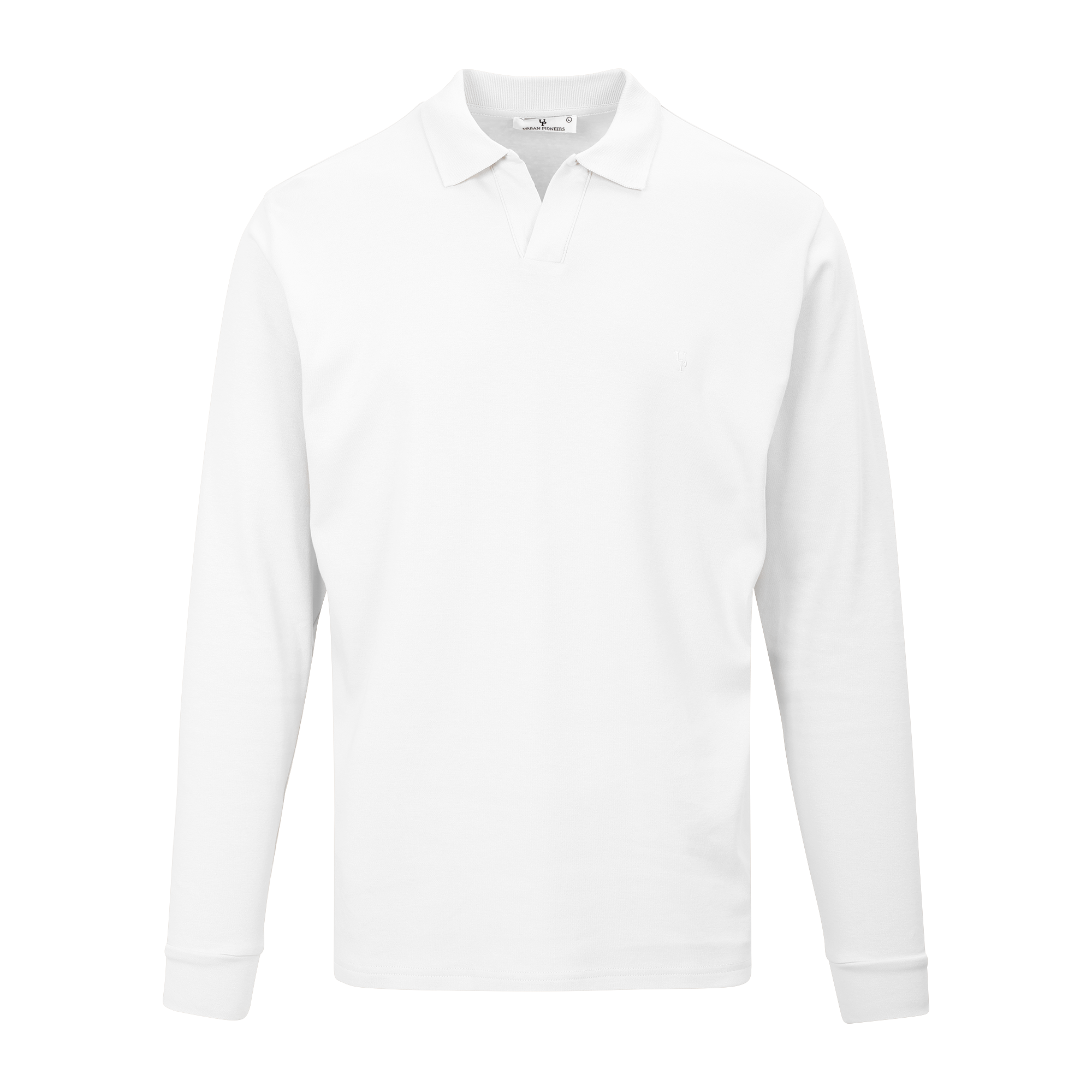 Urban Pioneers Male Dani LS Pique PIQUE WHITE