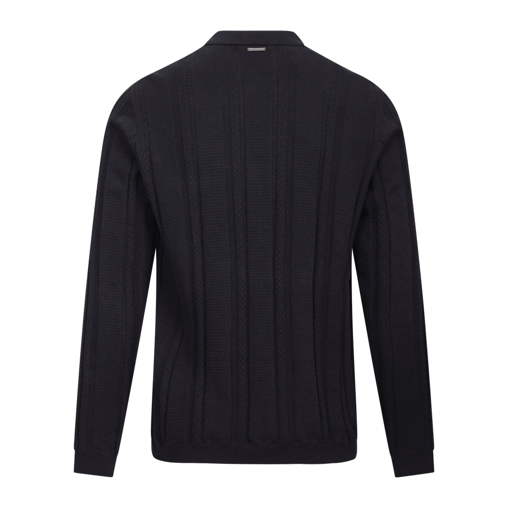 Urban Pioneers Male Denby Half-zip SWEATER DARK NAVY
