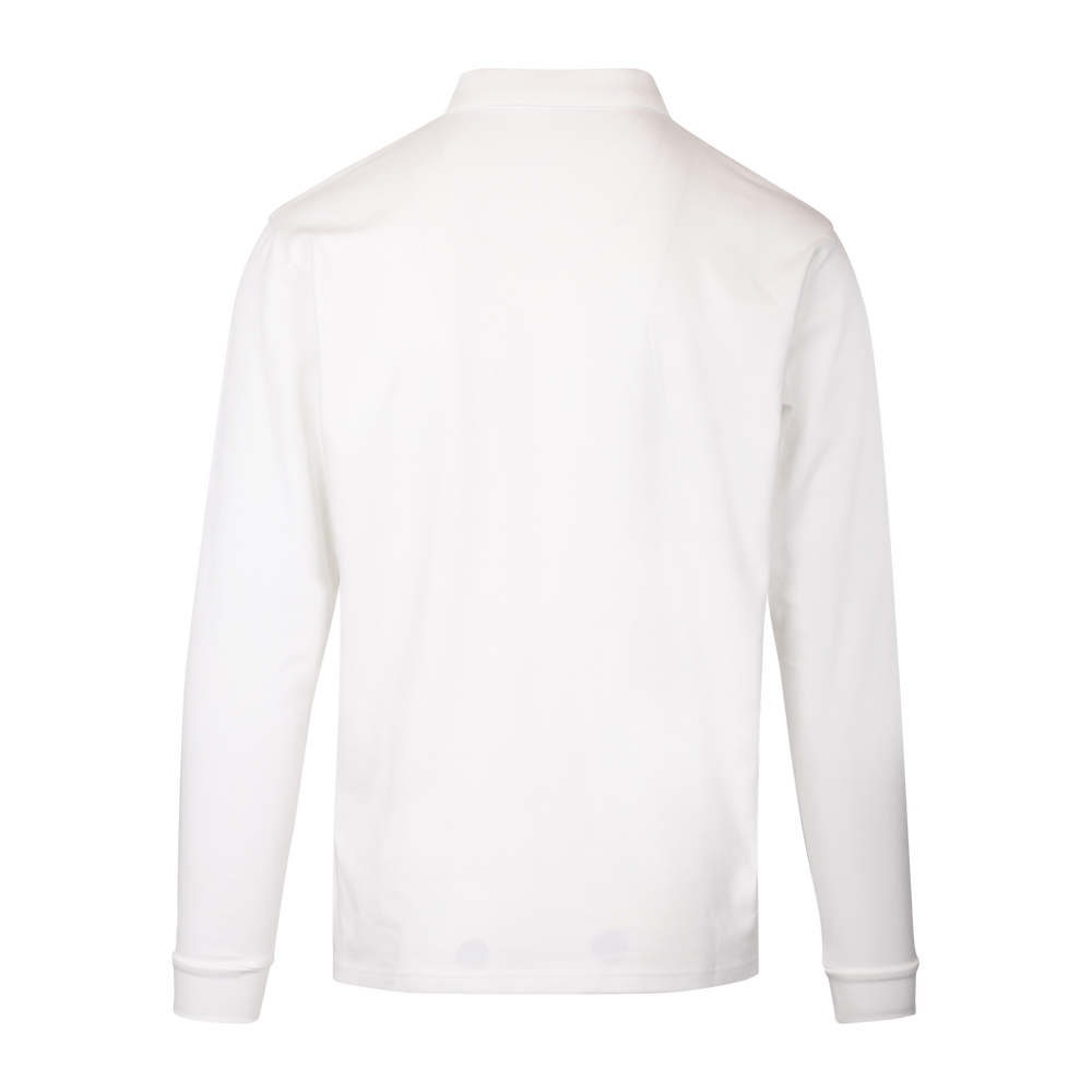 Urban Pioneers Male Denis LS Pique PIQUE WHITE