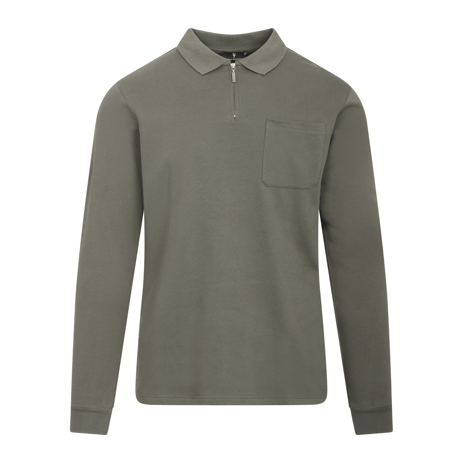 Urban Pioneers Male Denis LS Pique PIQUE FOREST NIGHT