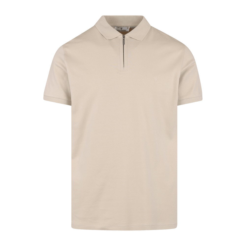 Urban Pioneers Male Denis SS Pique PIQUE LIGHT SAND