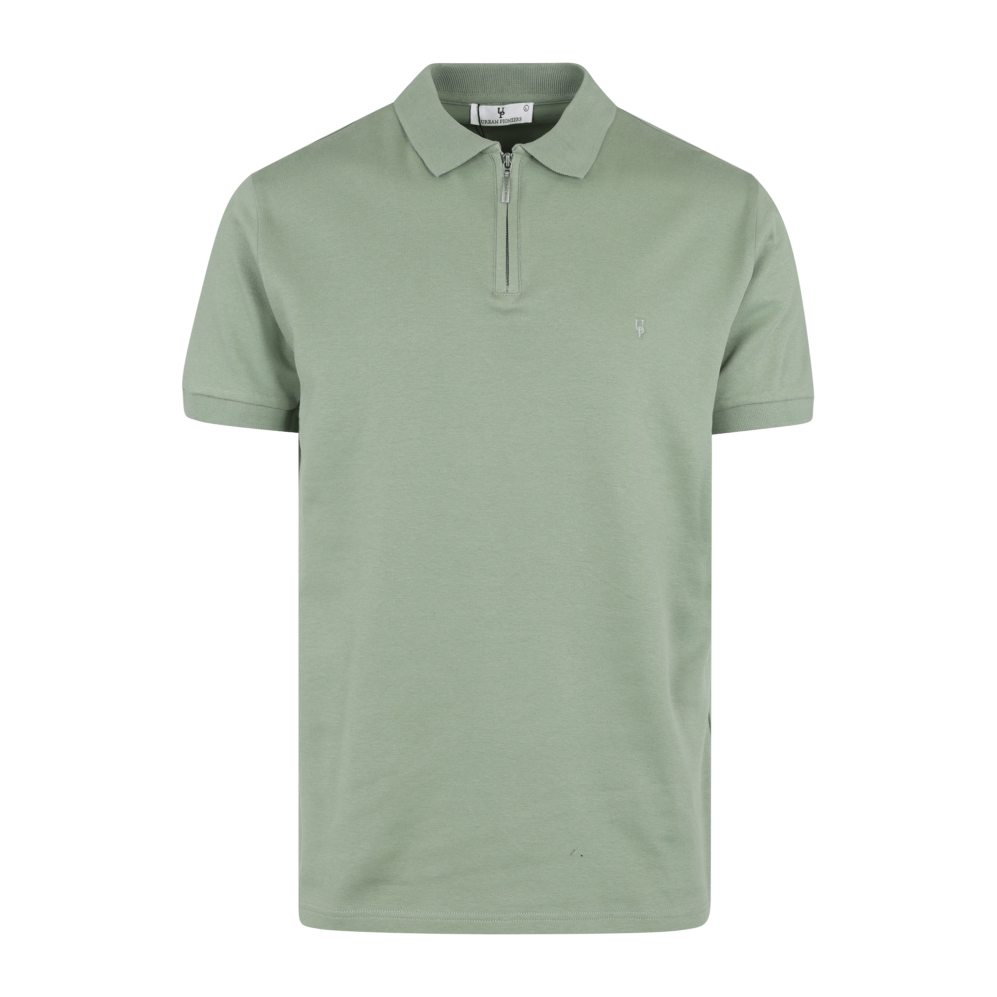 Urban Pioneers Male Denis SS Pique PIQUE HEDGE GREEN