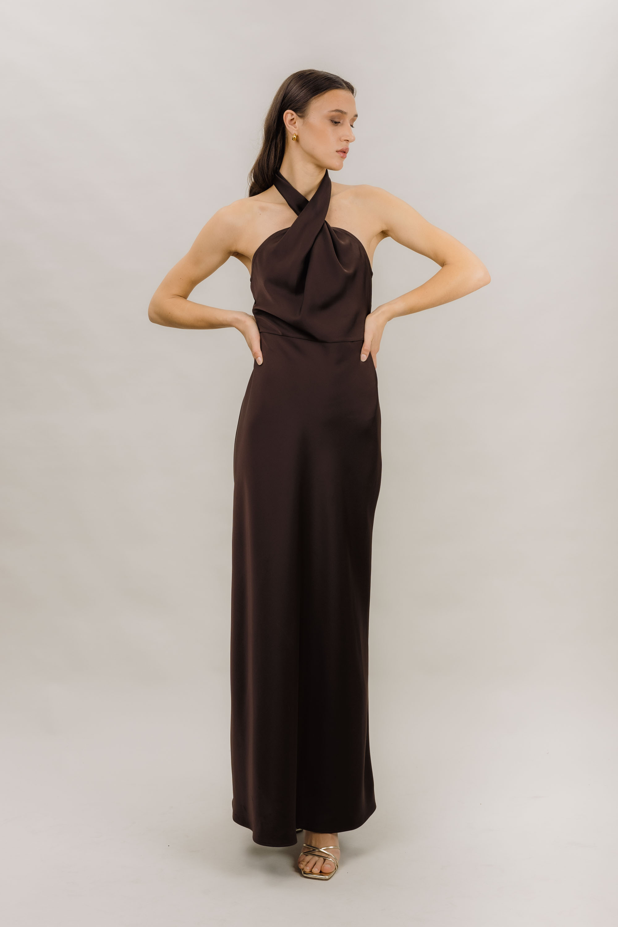 Urban Pioneers Female Dolores Dress DRESS BLACK COFFEE