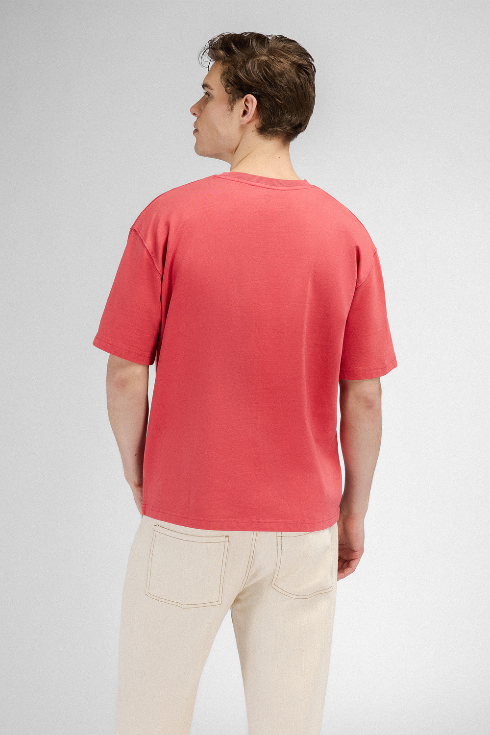 Urban Pioneers Male Donato Tee T-SHIRT WASHED RED