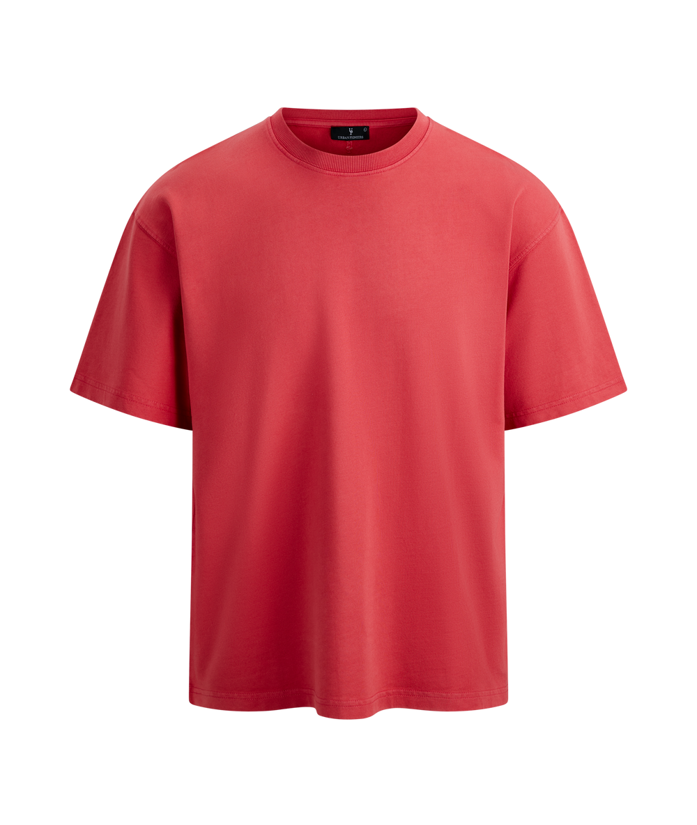 Urban Pioneers Male Donato Tee T-SHIRT WASHED RED