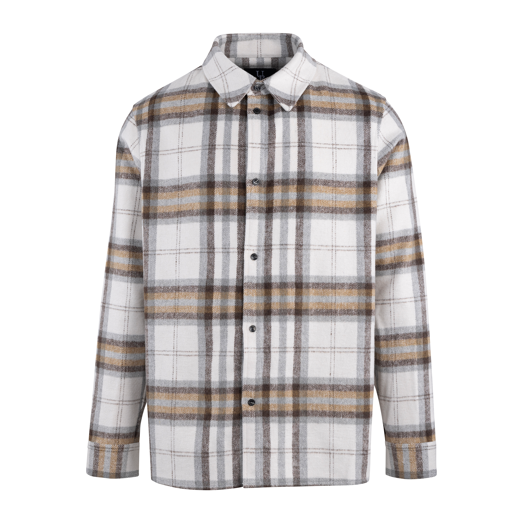Urban Pioneers Male Doomey Overshirt SHIRT CREAM CHECK