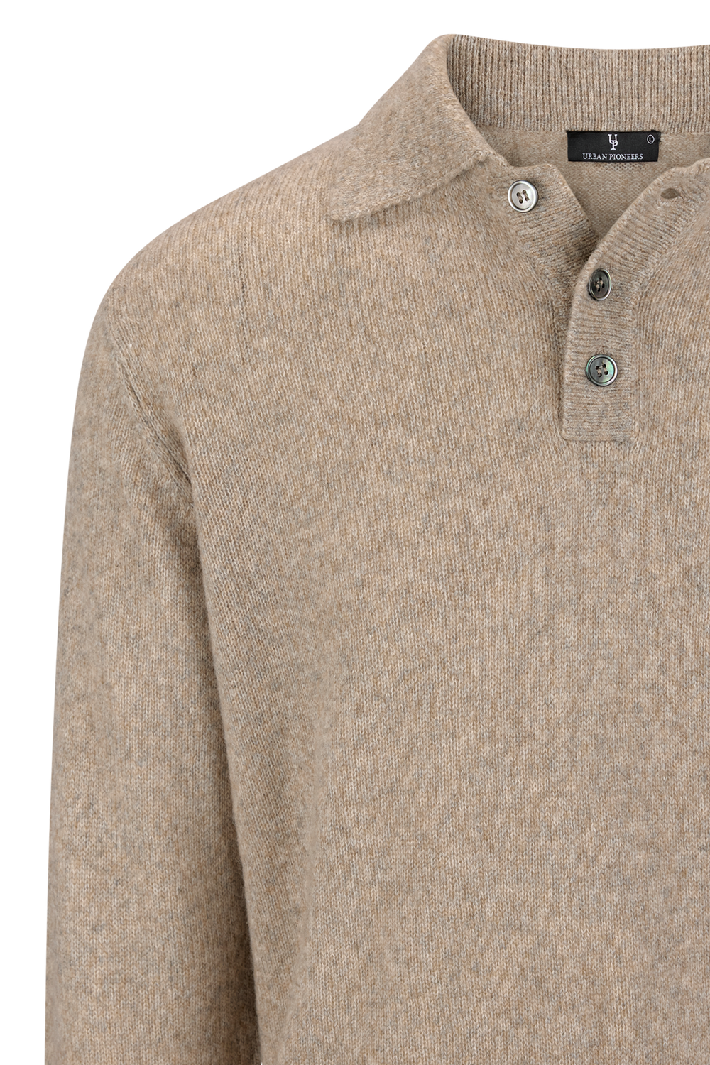 Urban Pioneers Male Edmund Sweater SWEATER SAND MELANGE