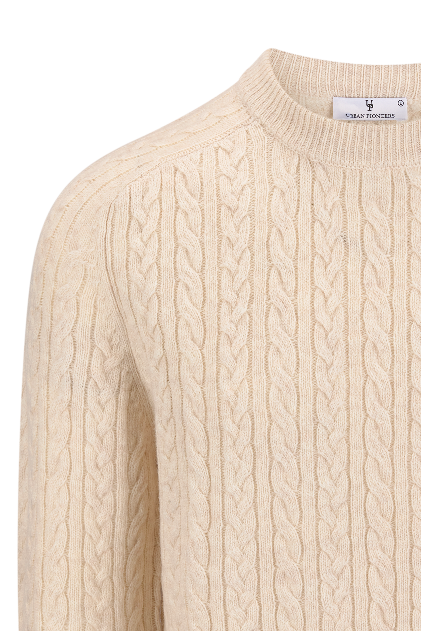 Urban Pioneers Male Edward Sweater SWEATER CREAM MELANGE
