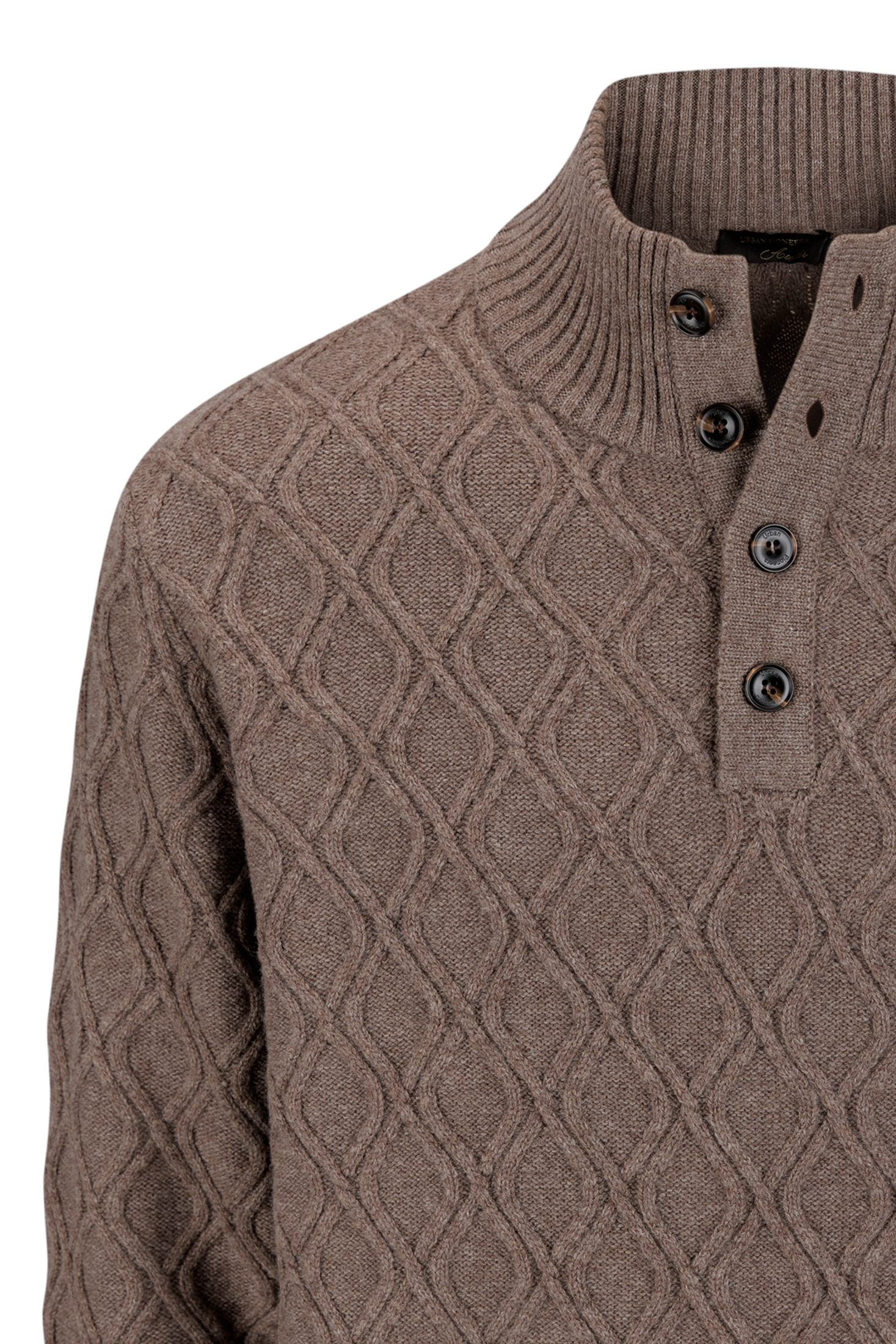 Urban Pioneers Male Ellington Sweater SWEATER MID BROWN