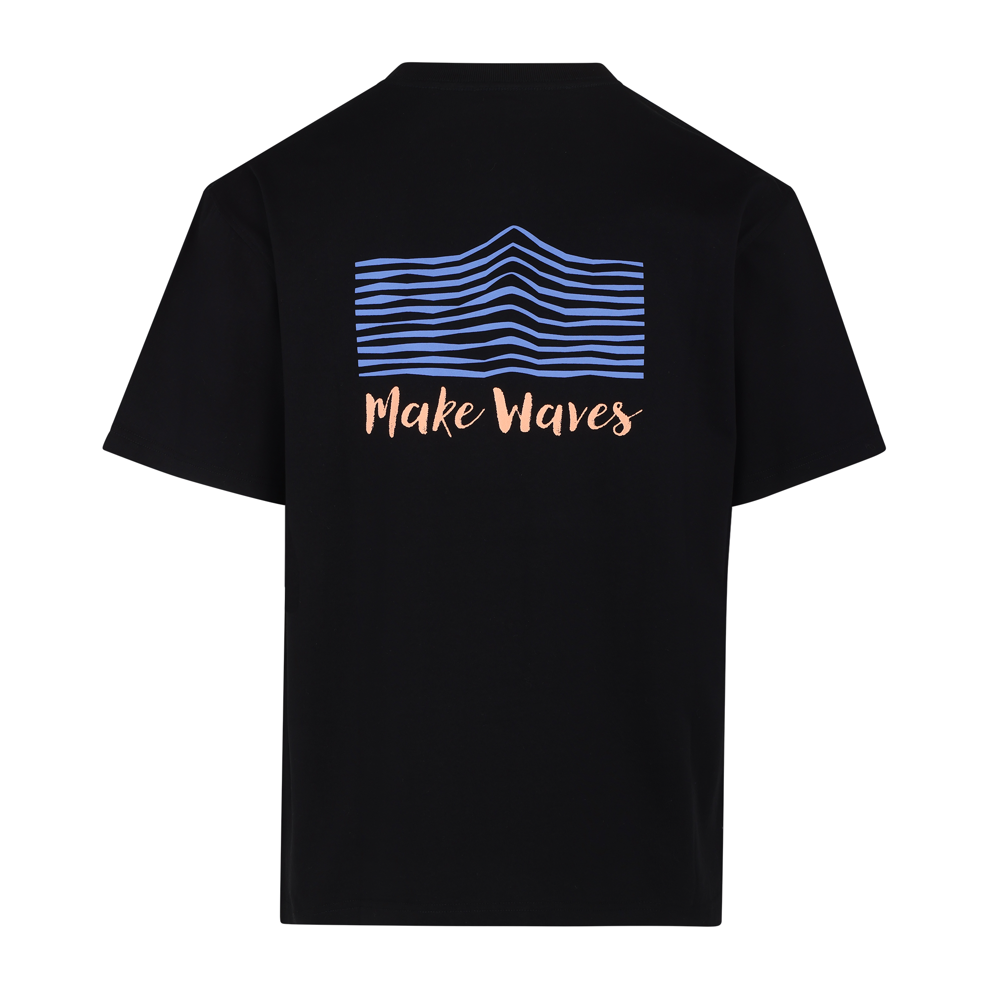 Urban Pioneers Male Enea Tee T-SHIRT BLACK MAKE WAVES