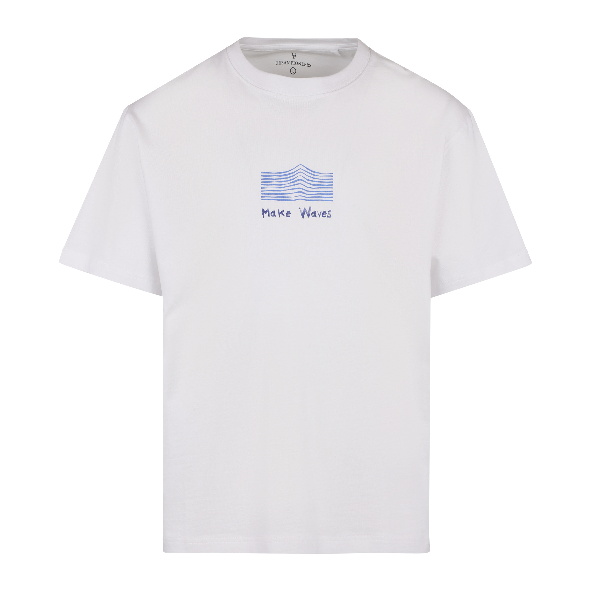 Urban Pioneers Male Enea Tee T-SHIRT WHITE MAKE WAVES