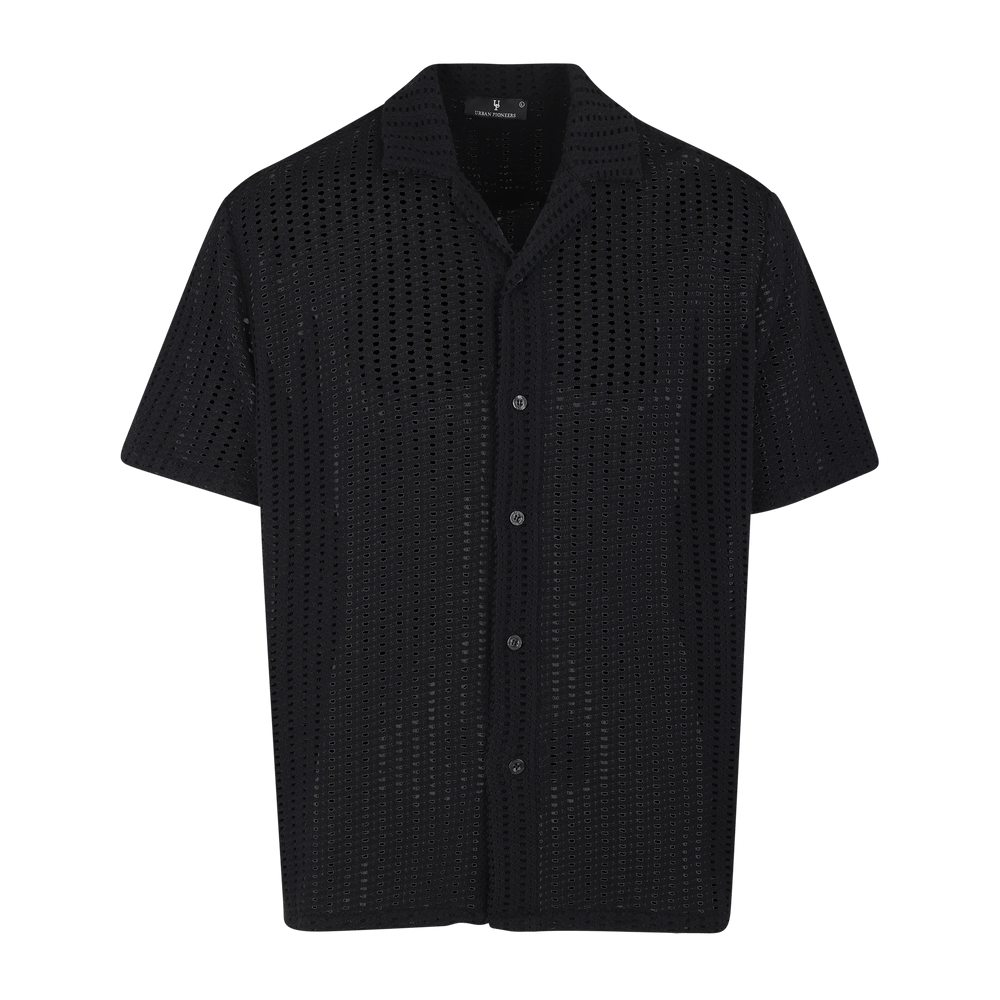 Urban Pioneers Male Esteban SS SHIRT BLACK
