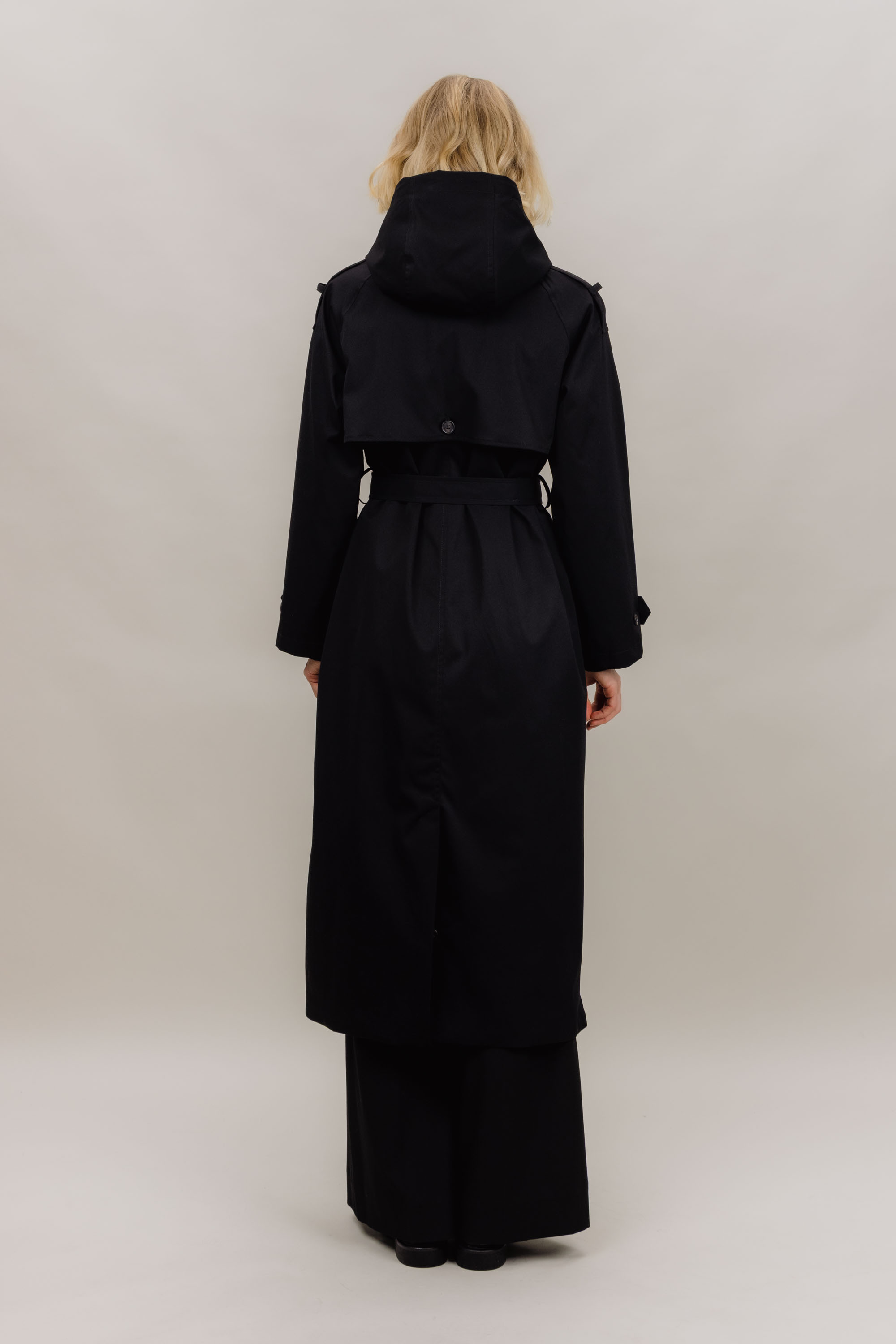 Urban Pioneers Female Fadoua Trench Coat COAT BLACK