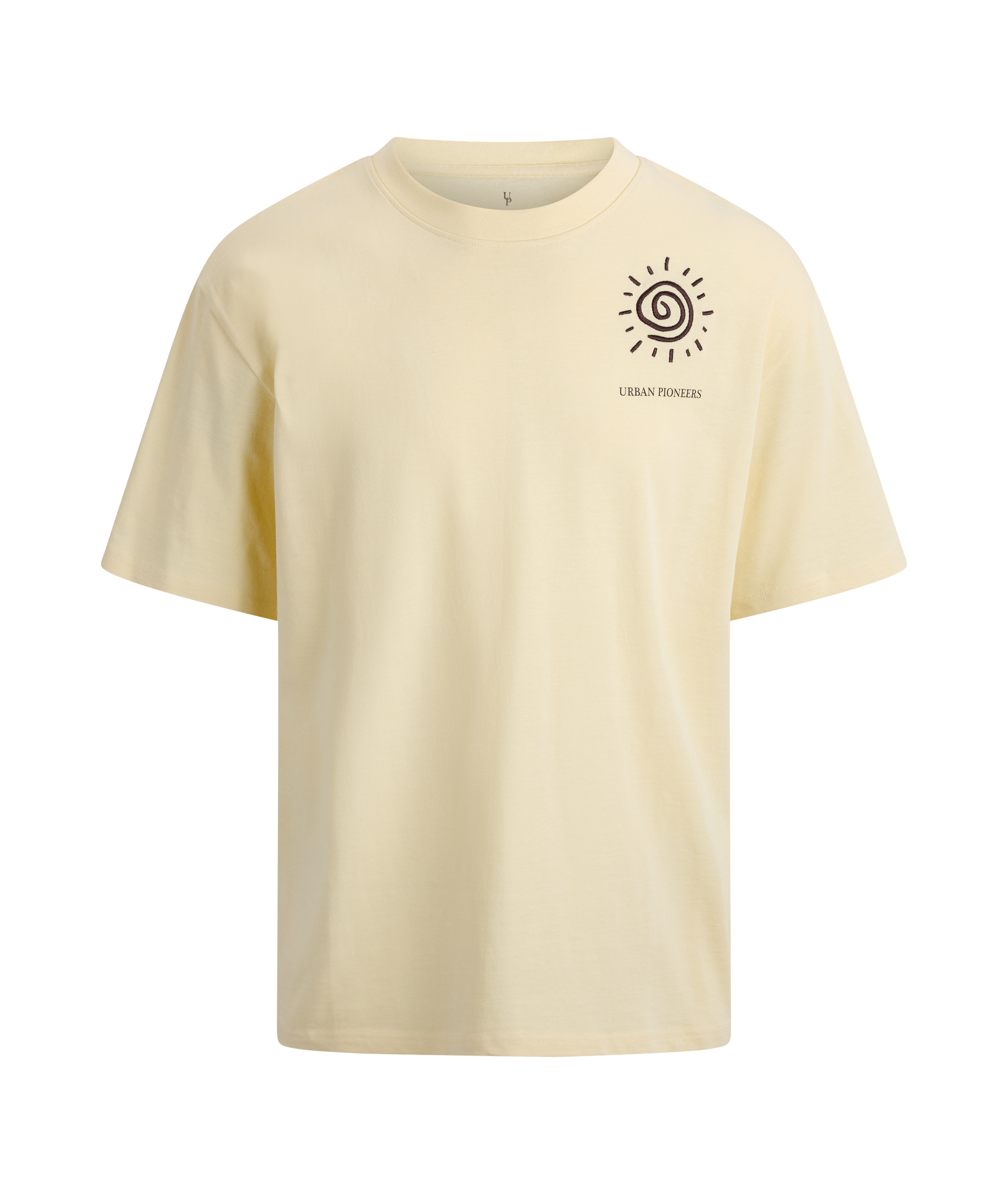 Urban Pioneers Male Flavio Tee T-SHIRT ALMOND OIL SURFER