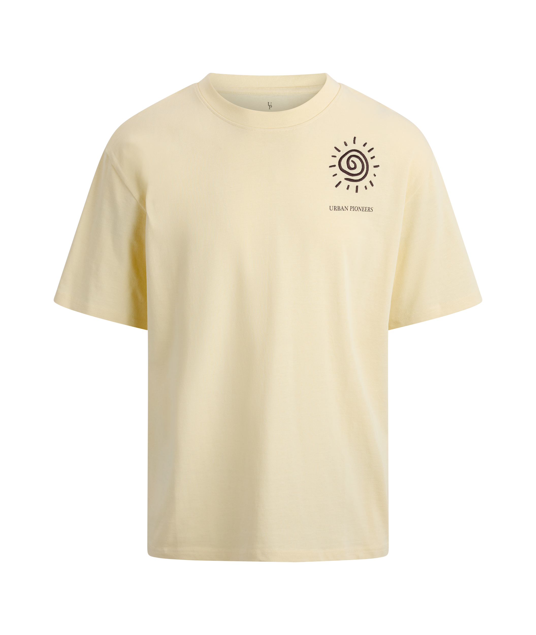Urban Pioneers Male Flavio Tee T-SHIRT ALMOND OIL SURFER