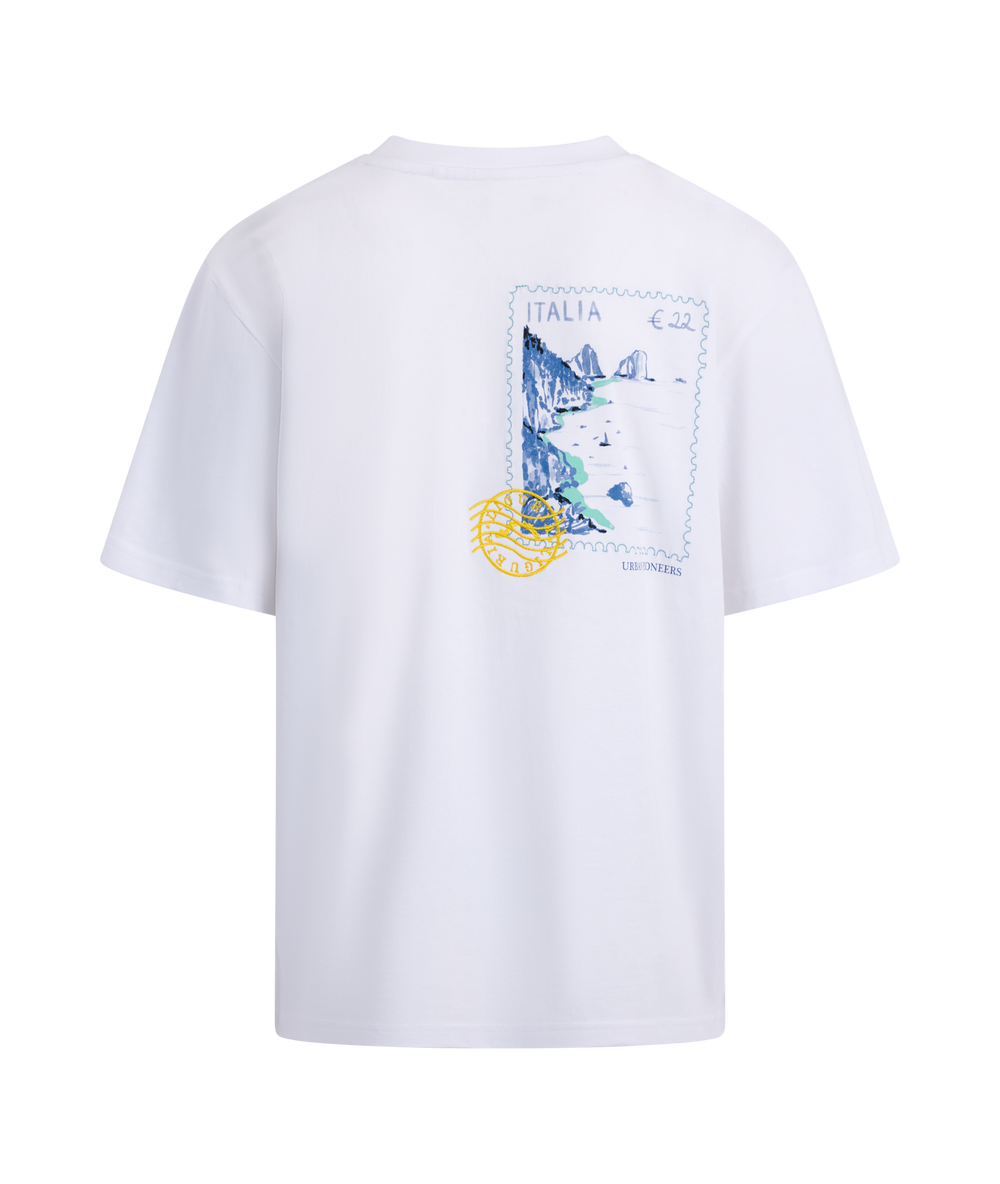 Urban Pioneers Male Flavio Tee T-SHIRT WHITE LA VITA