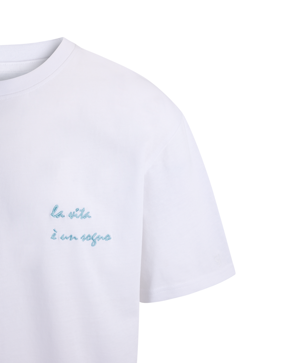 Urban Pioneers Male Flavio Tee T-SHIRT WHITE LA VITA