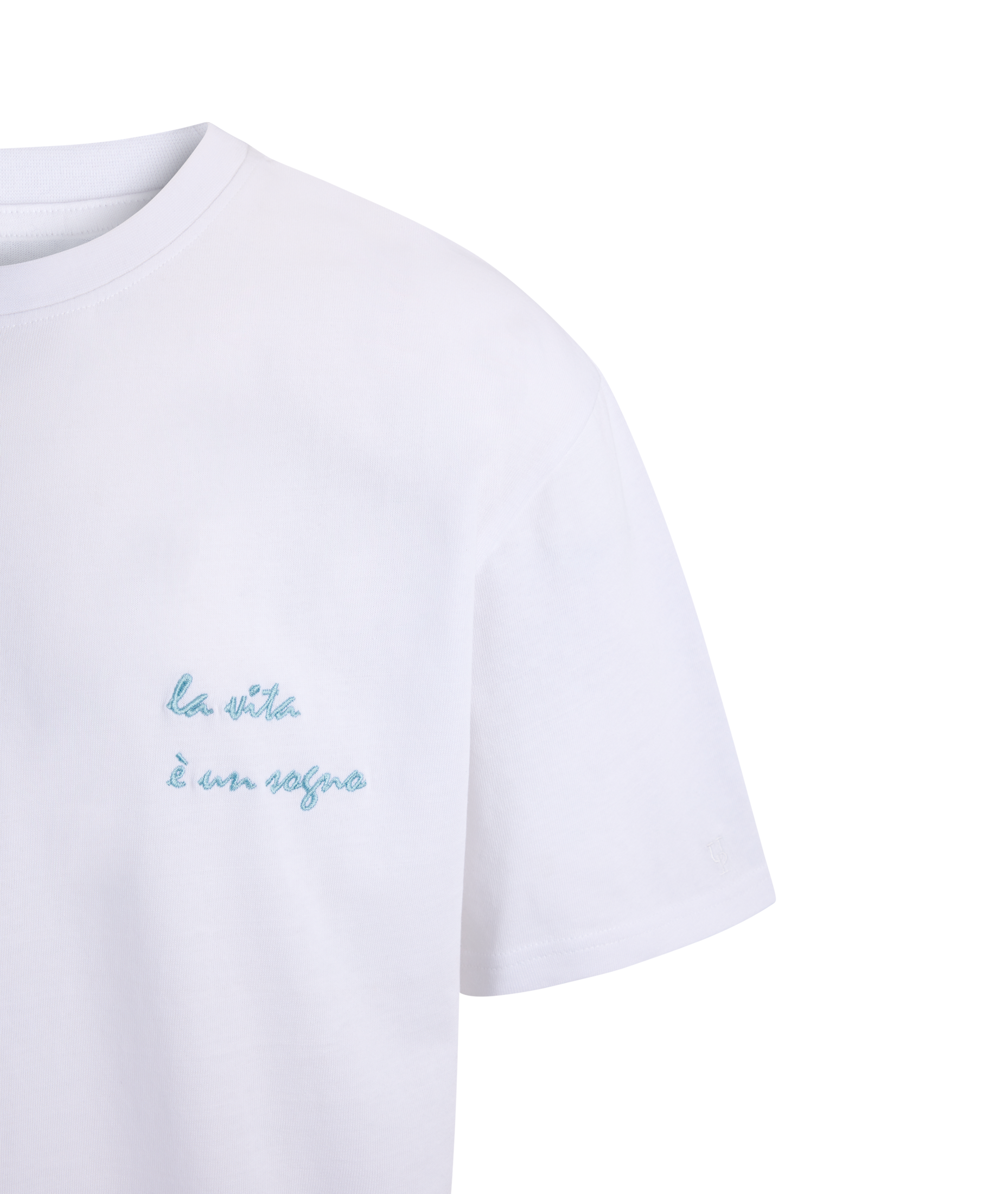 Urban Pioneers Male Flavio Tee T-SHIRT WHITE LA VITA