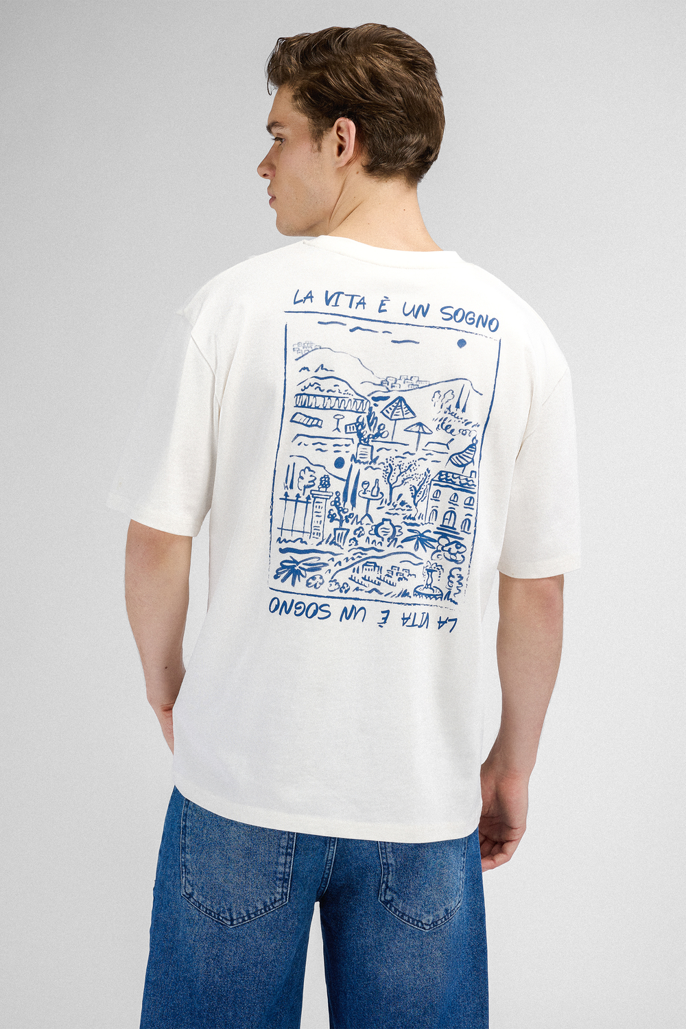 Urban Pioneers Male Flavio Tee T-SHIRT WHITE VILLAGE