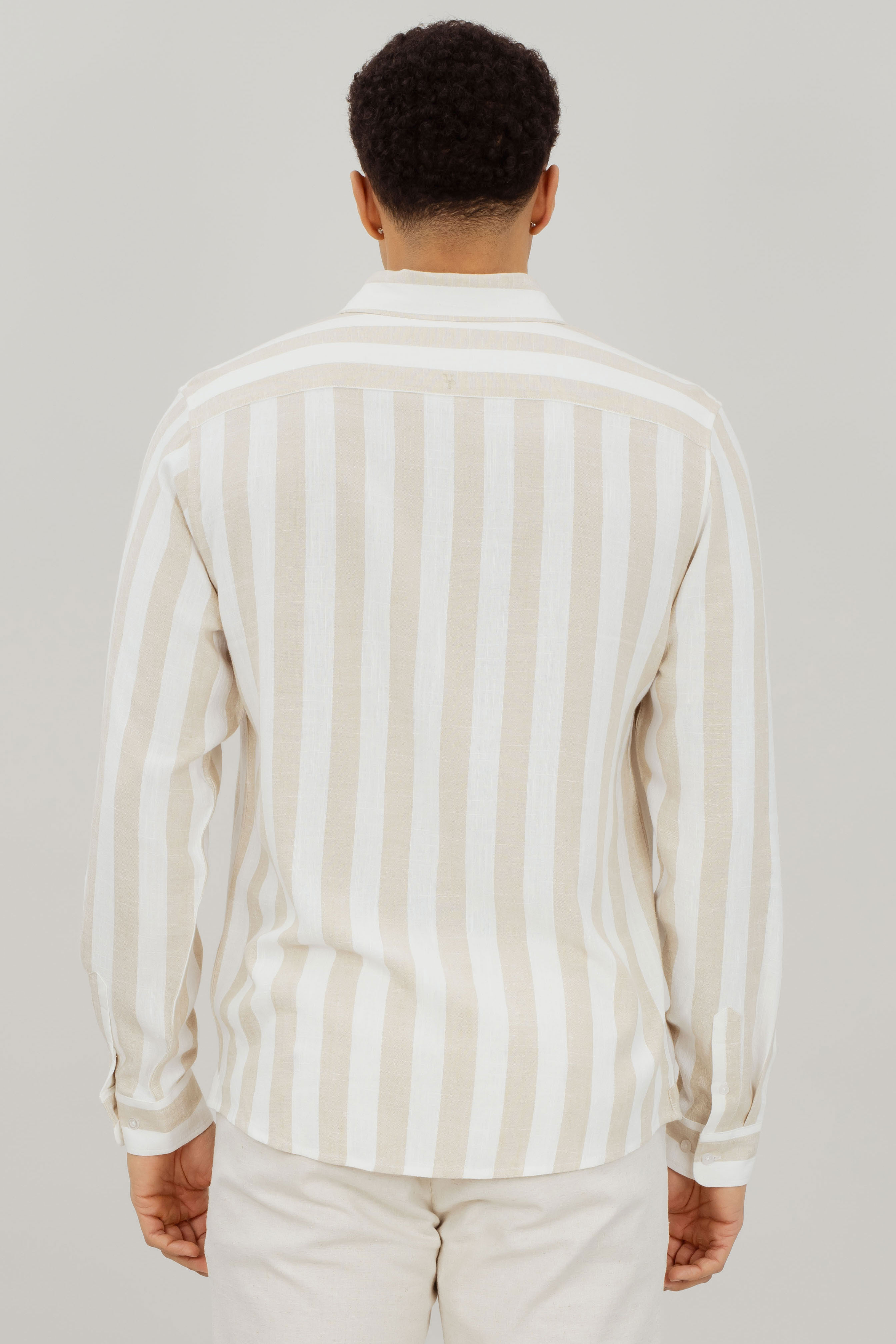 Urban Pioneers Male Folke LS Shirt SHIRT SAND