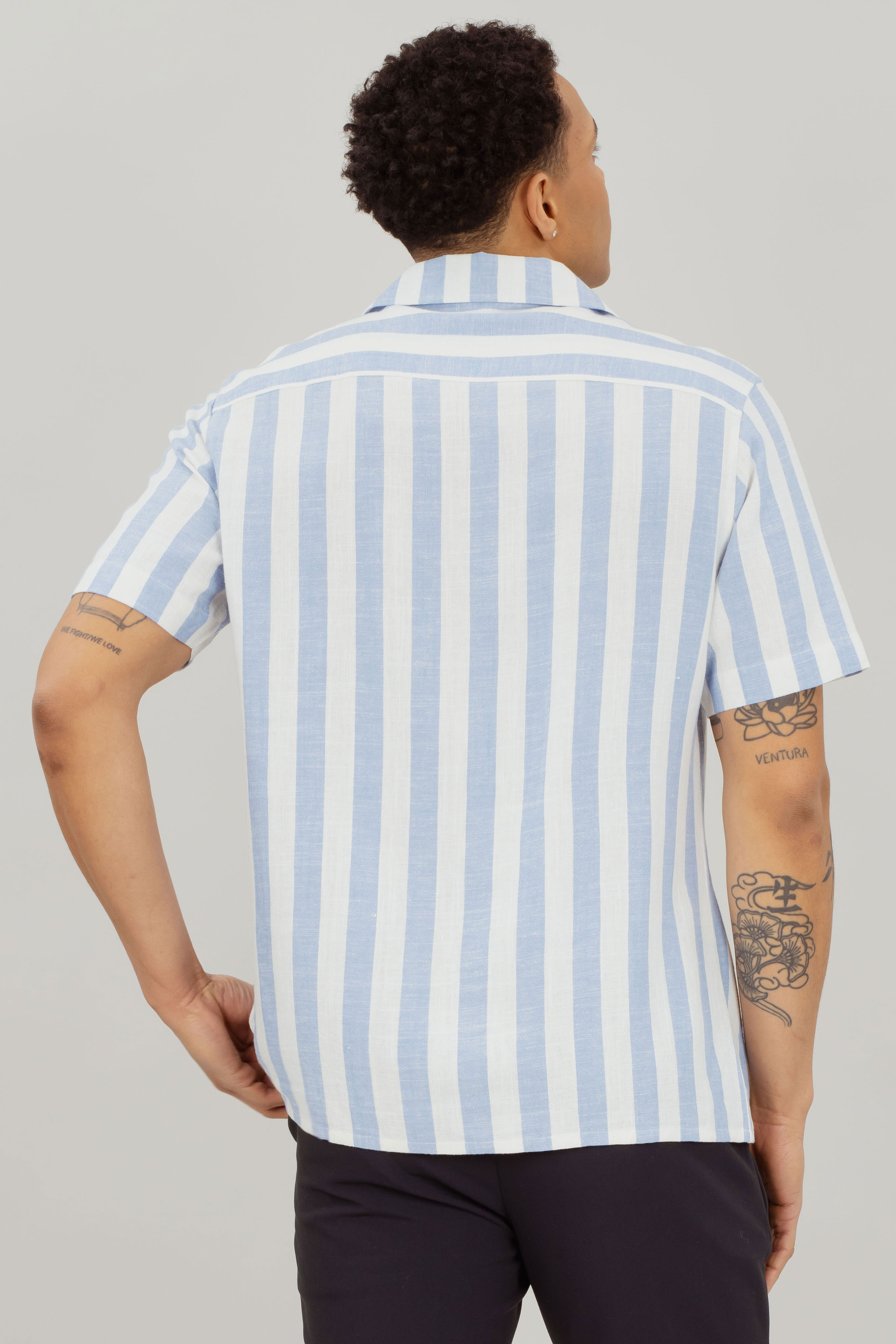 Urban Pioneers Male Folke Shirt SS SS SHIRT LIGHT BLUE