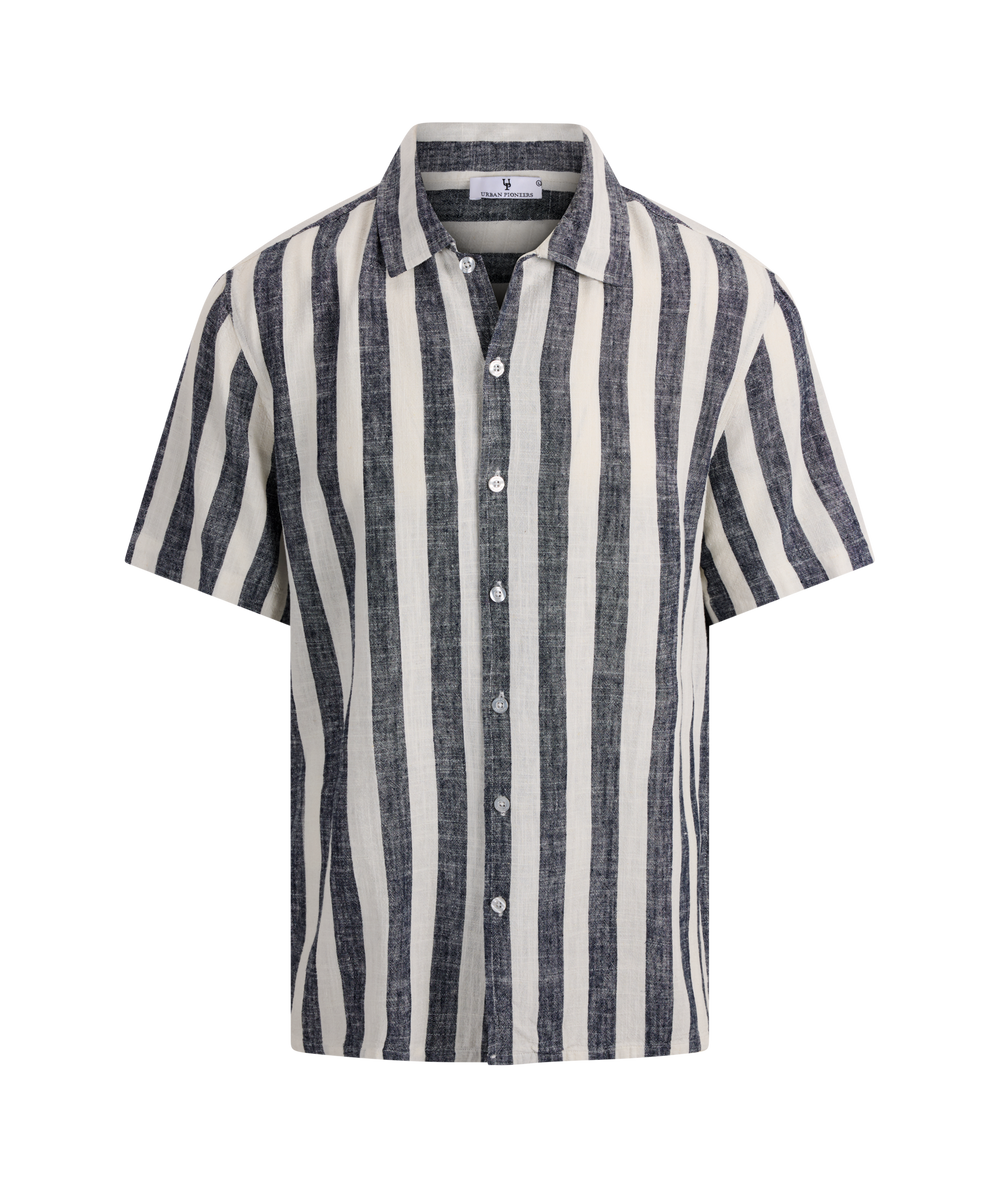 Urban Pioneers Male Folke Shirt SS SS SHIRT DARK NAVY