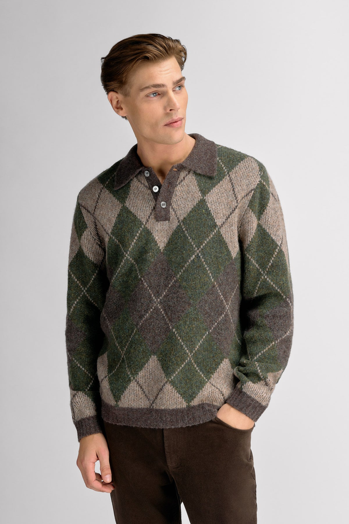 Urban Pioneers Male Gabrio Sweater SWEATER MID BROWN