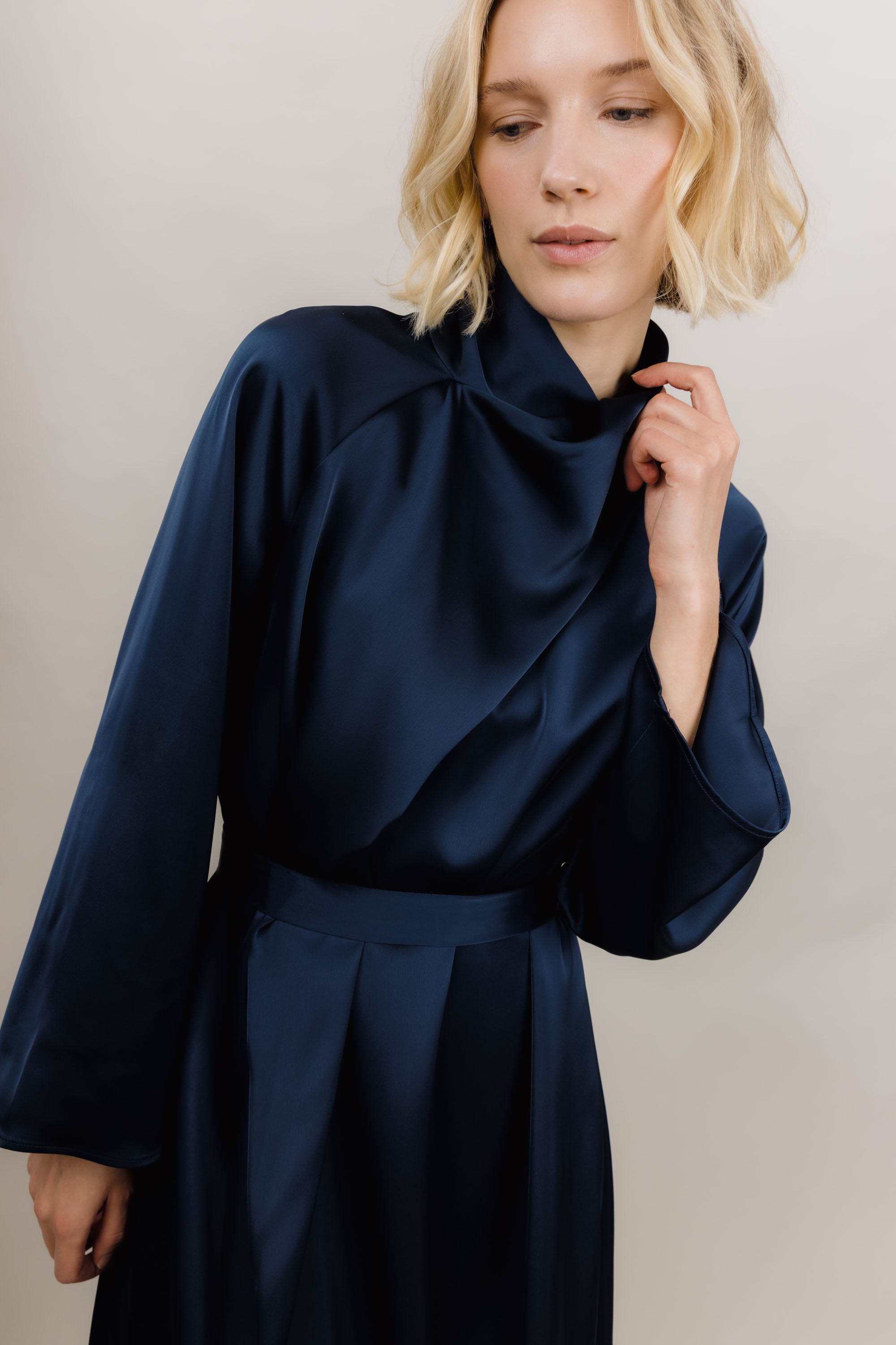 Urban Pioneers Female Garbo Dress DRESS DARK NAVY