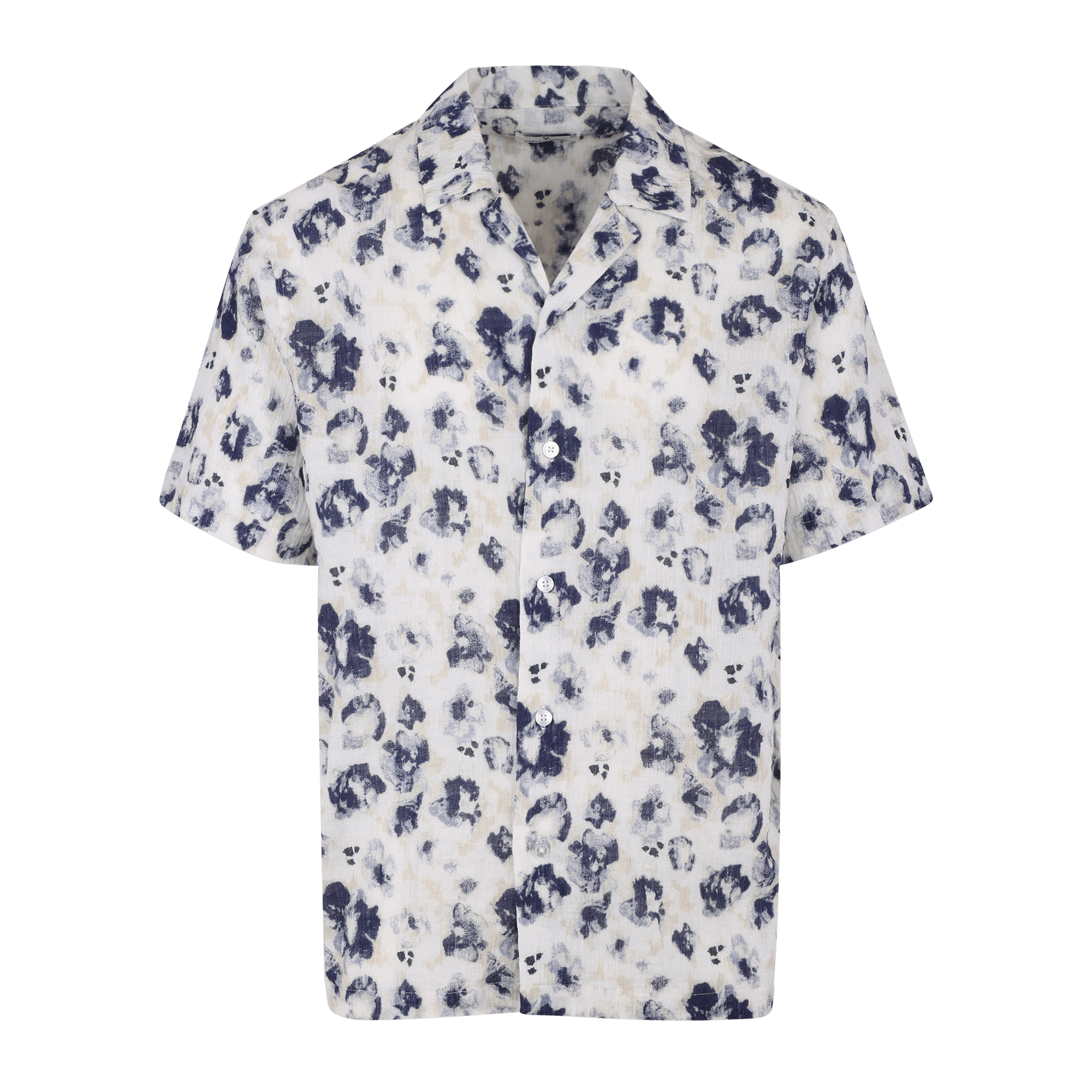 Urban Pioneers Male Gaston SS SHIRT BLUE AOP