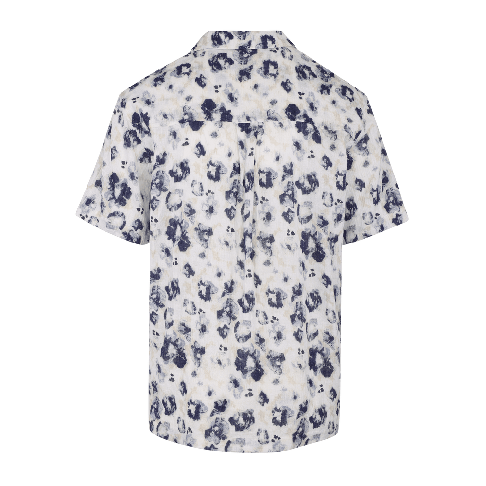 Urban Pioneers Male Gaston SS SHIRT BLUE AOP