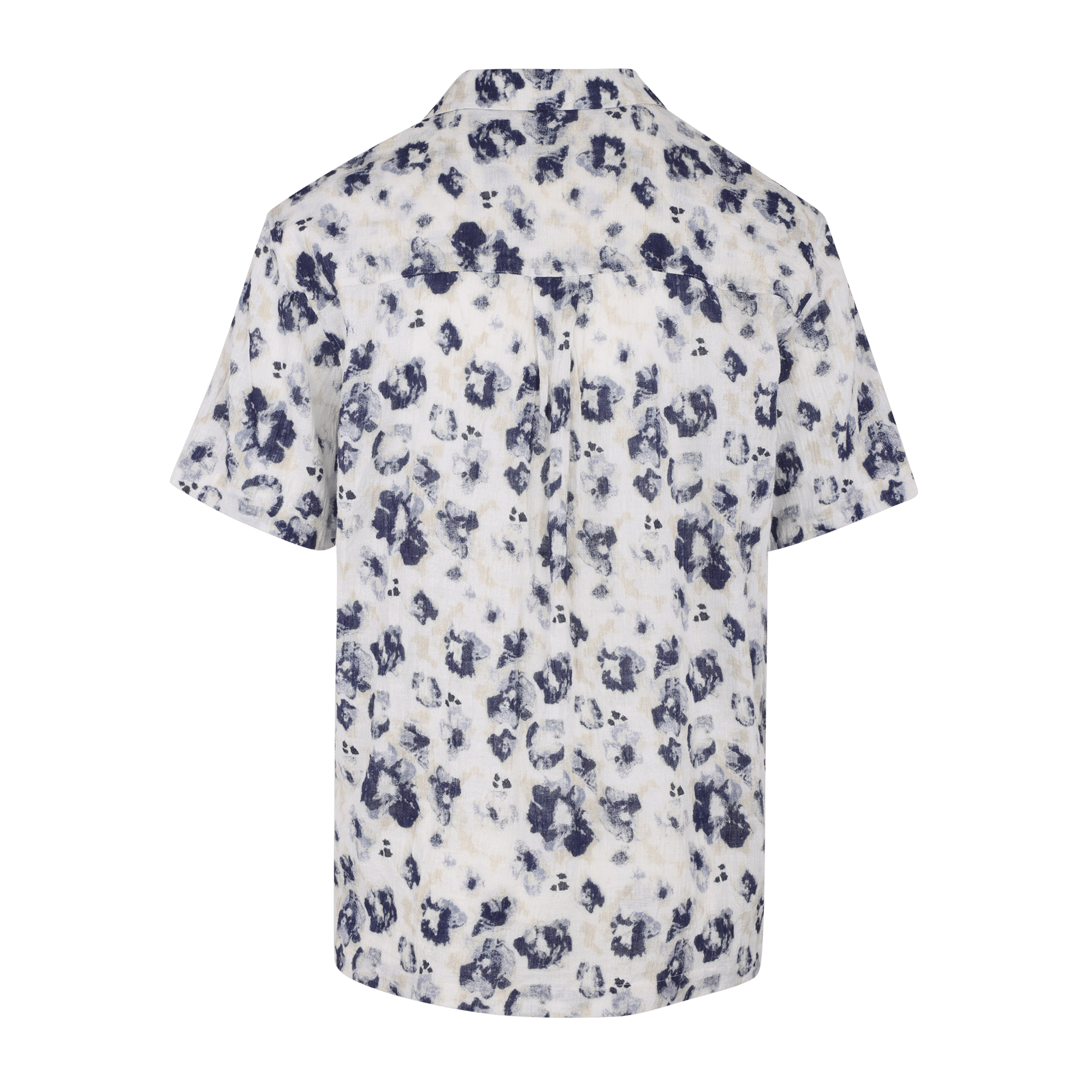 Urban Pioneers Male Gaston SS SHIRT BLUE AOP