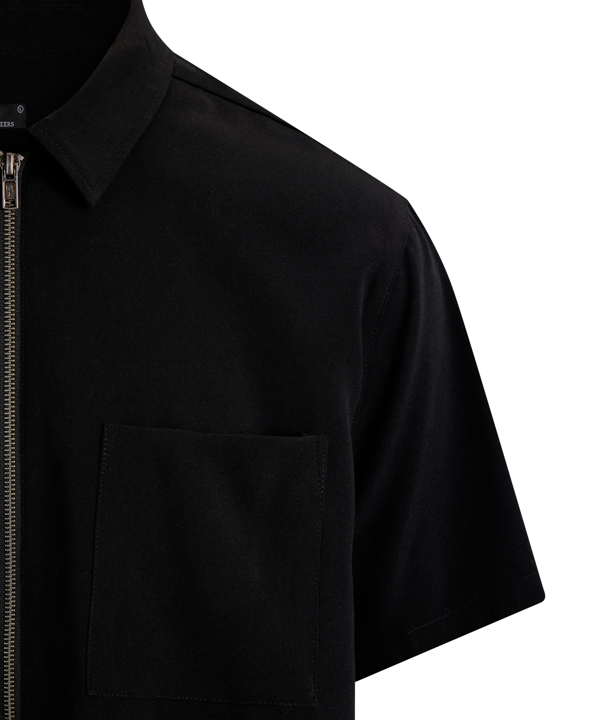Urban Pioneers Male Giacomo SS Shirt SS SHIRT BLACK
