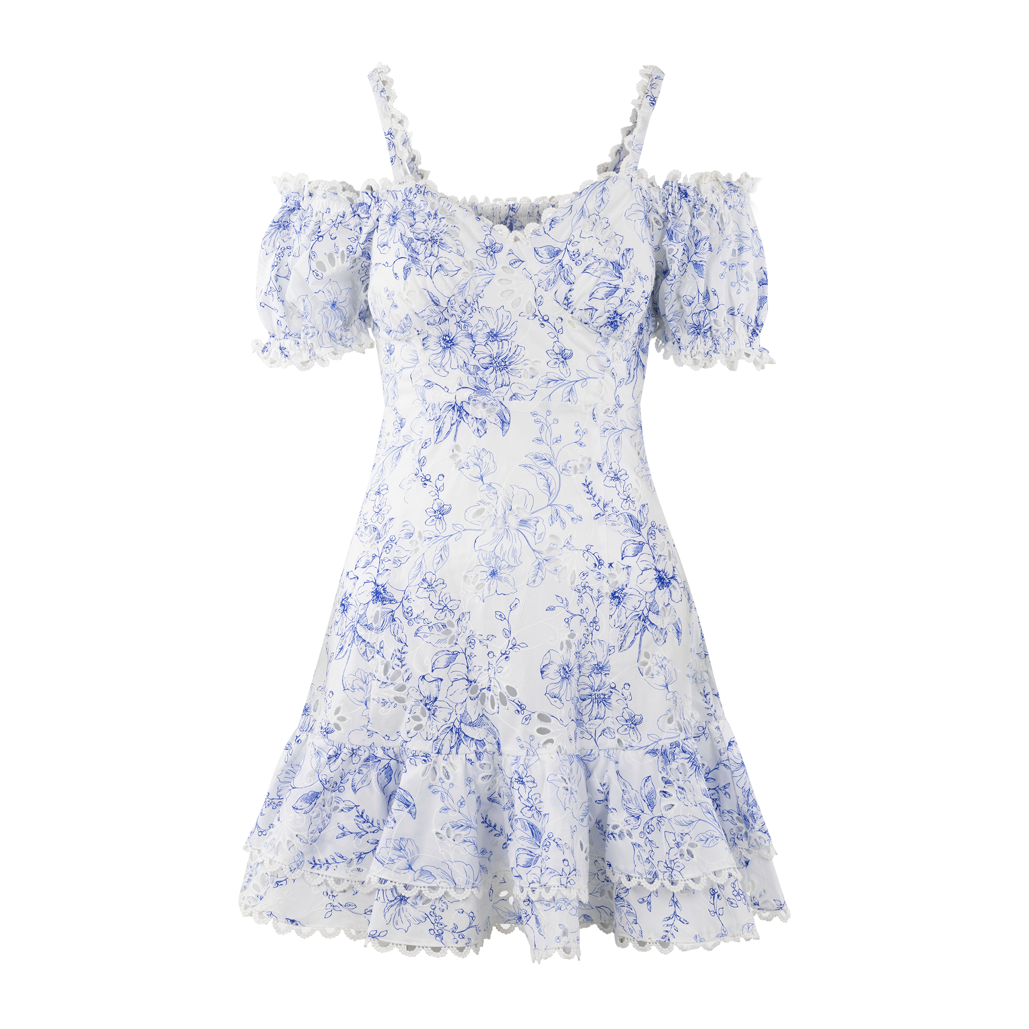 Urban Pioneers Female Gianna Dress DRESS BLUE AOP