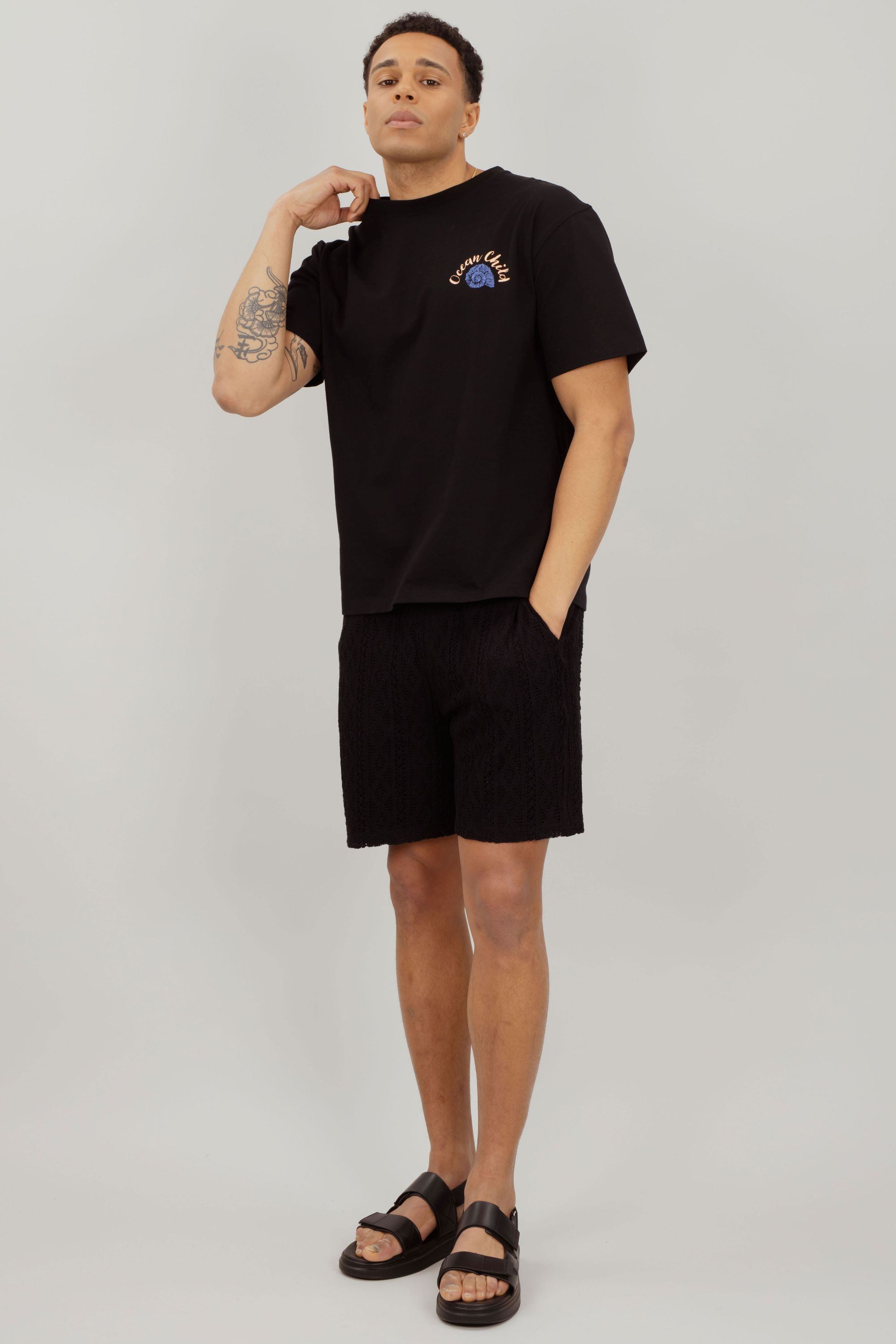 Urban Pioneers Male Giulio Shorts SHORTS BLACK