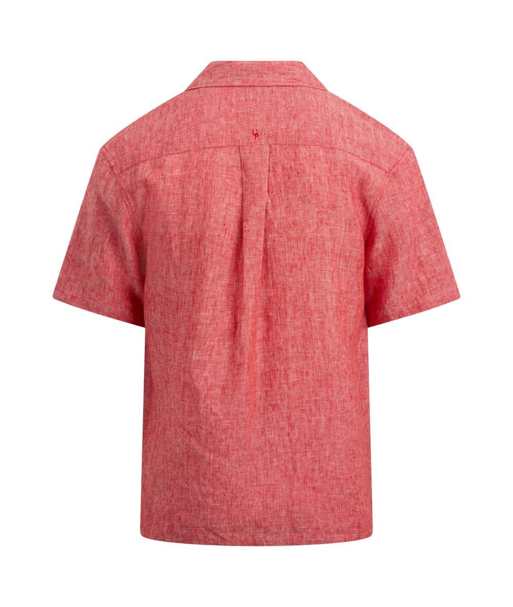 Urban Pioneers Male Giuseppe SS Shirt SS SHIRT WASHED RED