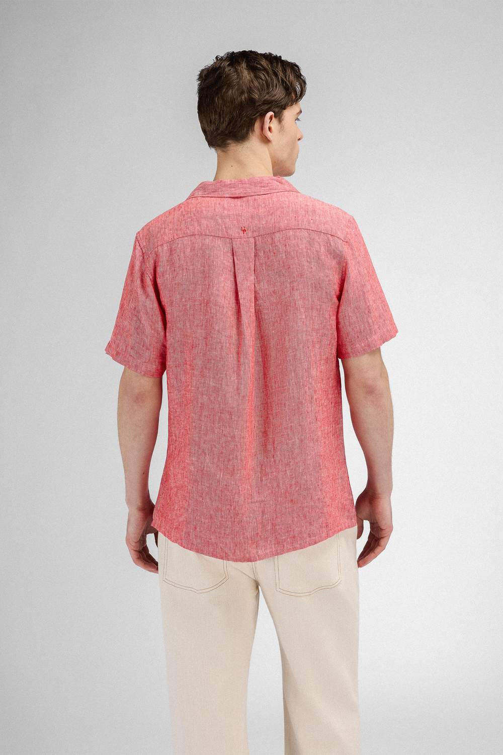 Urban Pioneers Male Giuseppe SS Shirt SS SHIRT WASHED RED