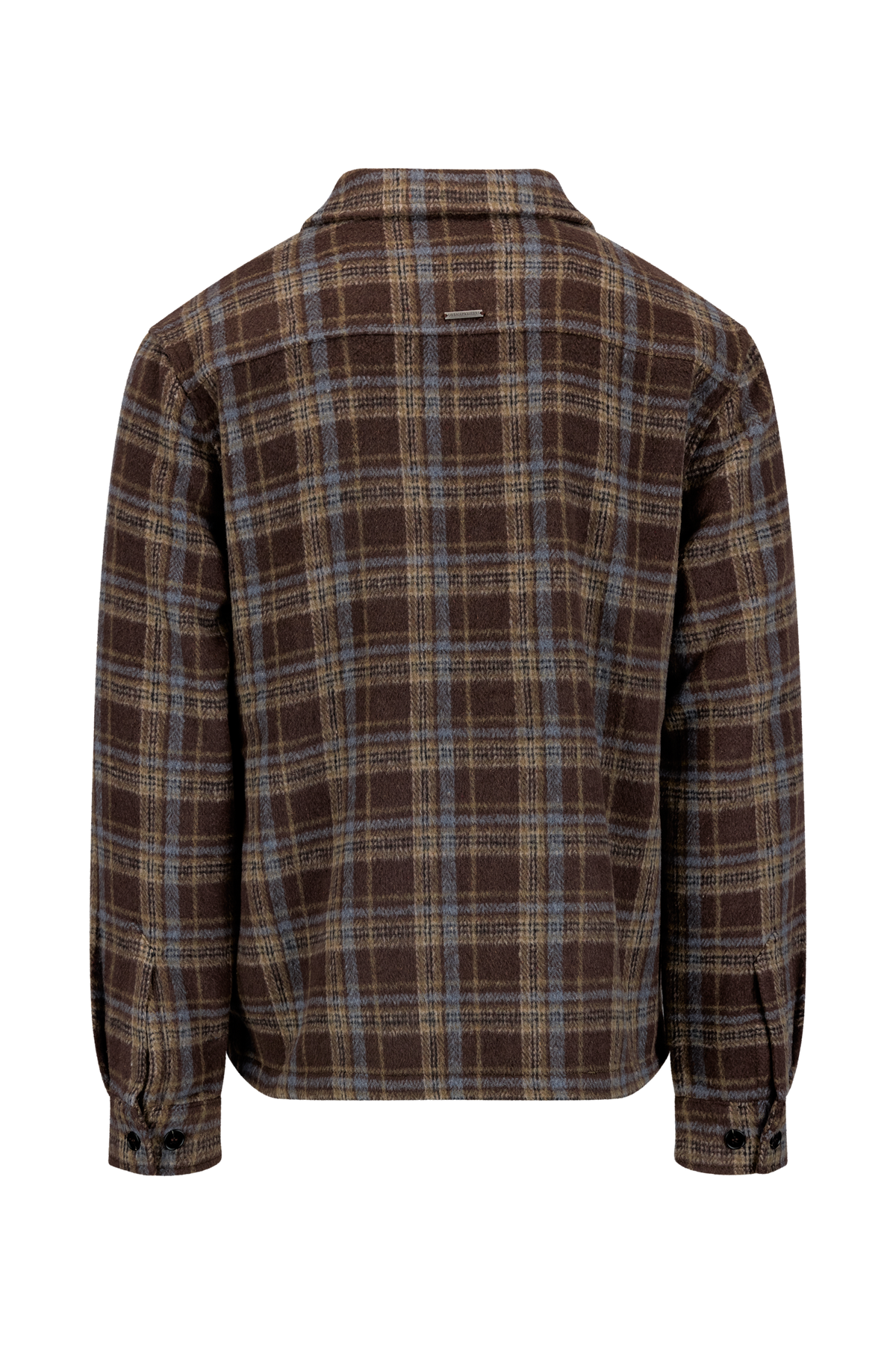 Urban Pioneers Male Guido Zip Shirt SHIRT BLUE CHECK