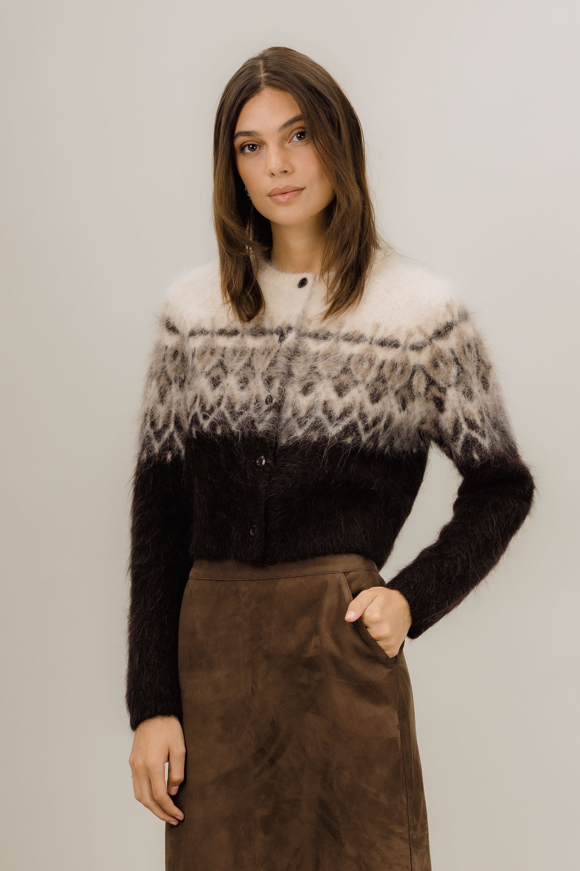 Urban Pioneers Female Hallie Cardigan CARDIGAN CHOCOLATE BROWN