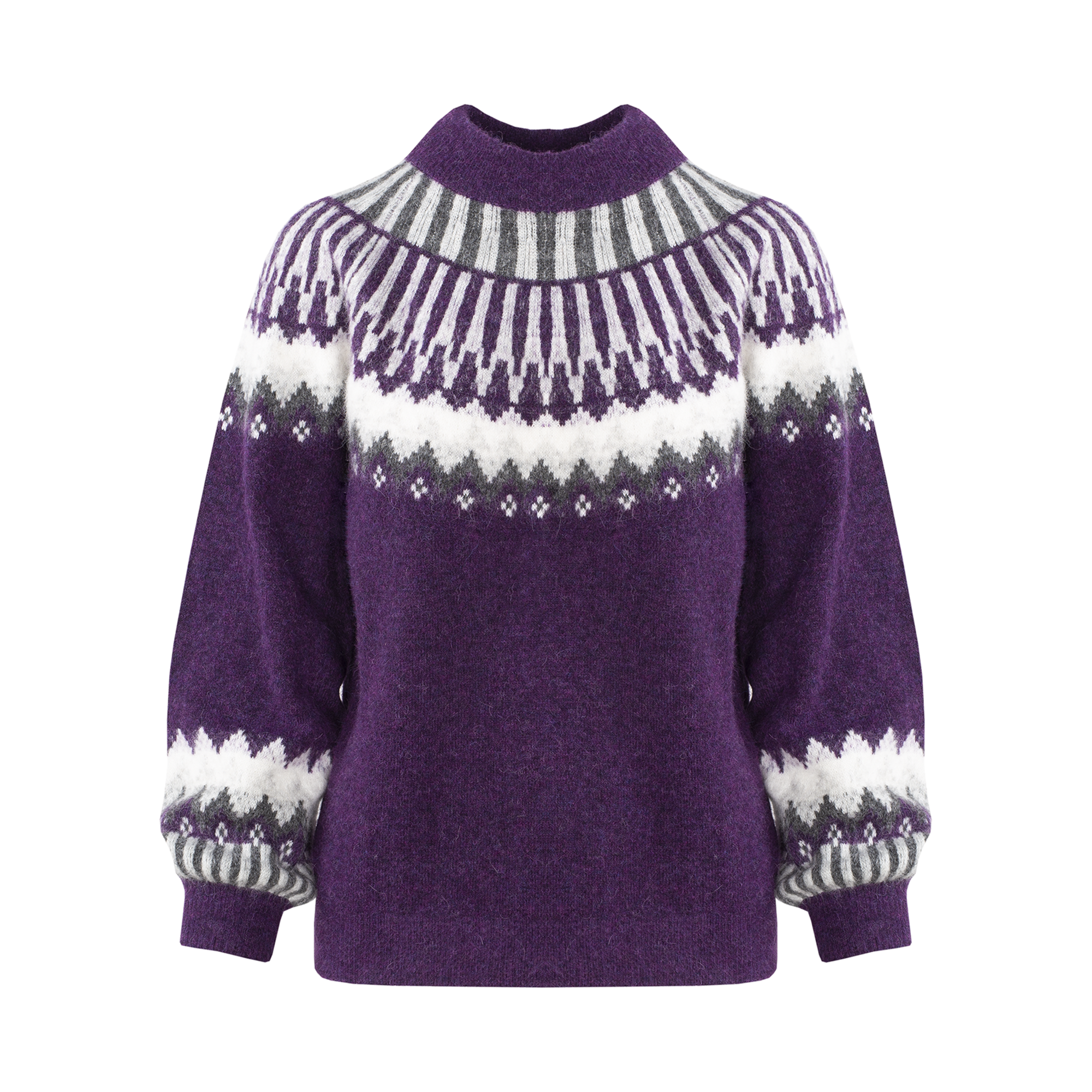 Urban Pioneers Female Hani Sweater SWEATER PURPLE MULTI