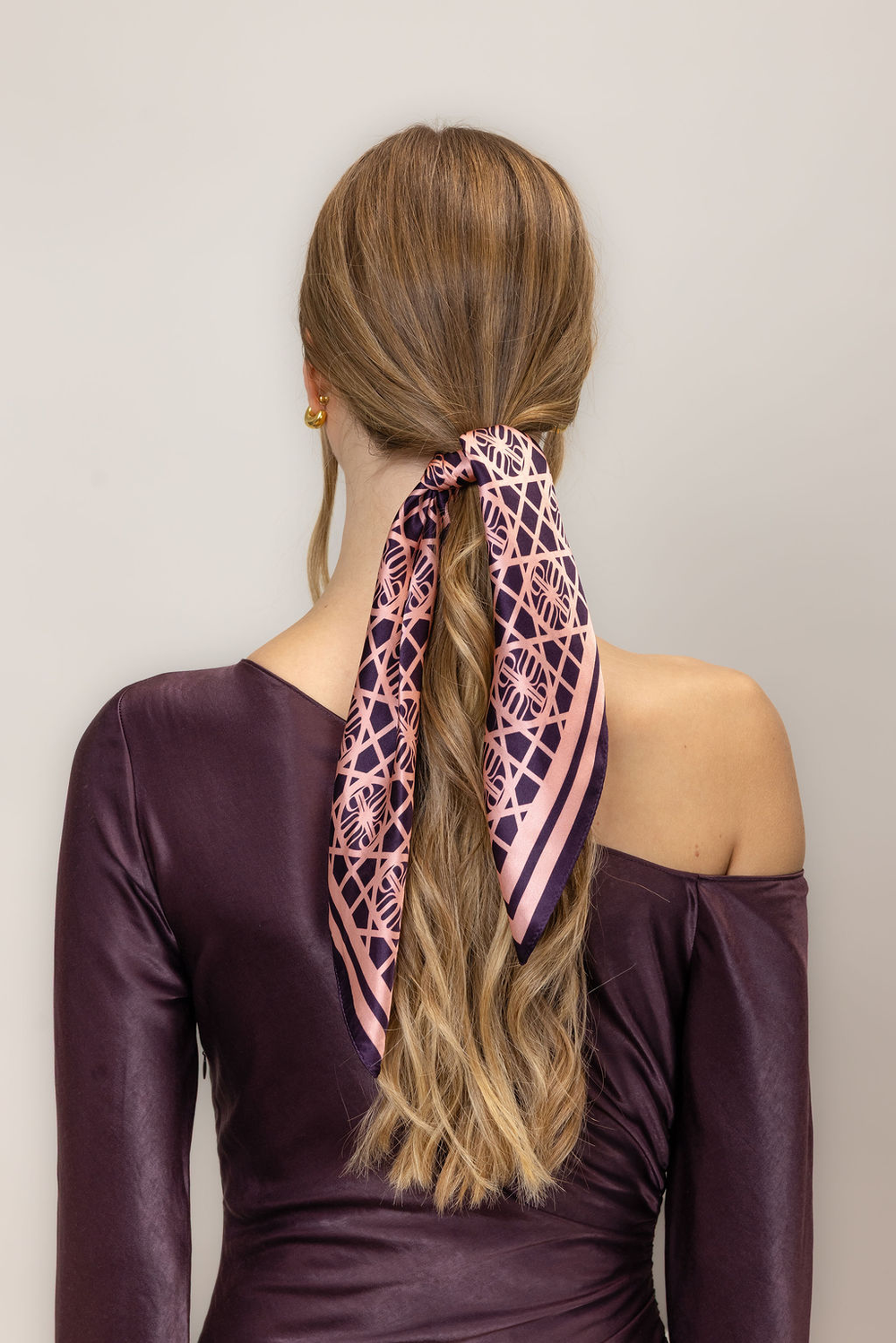 Urban Pioneers Uni Havana Silk Scarf SCARF PLUM PERFECT