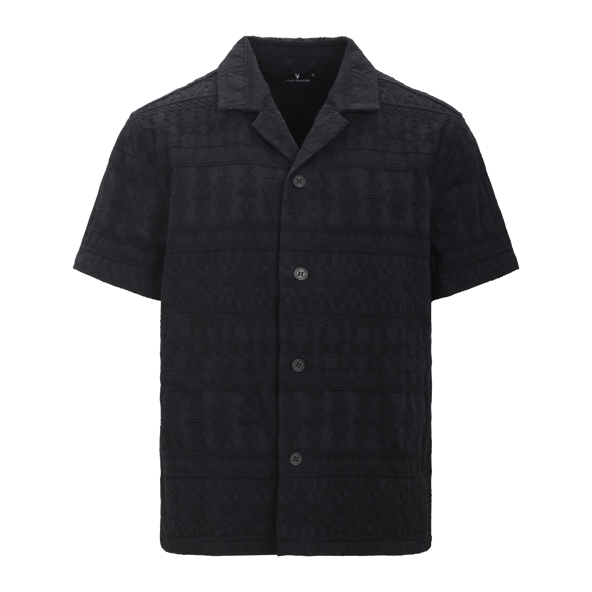 Urban Pioneers Male Hubert SS SHIRT BLACK