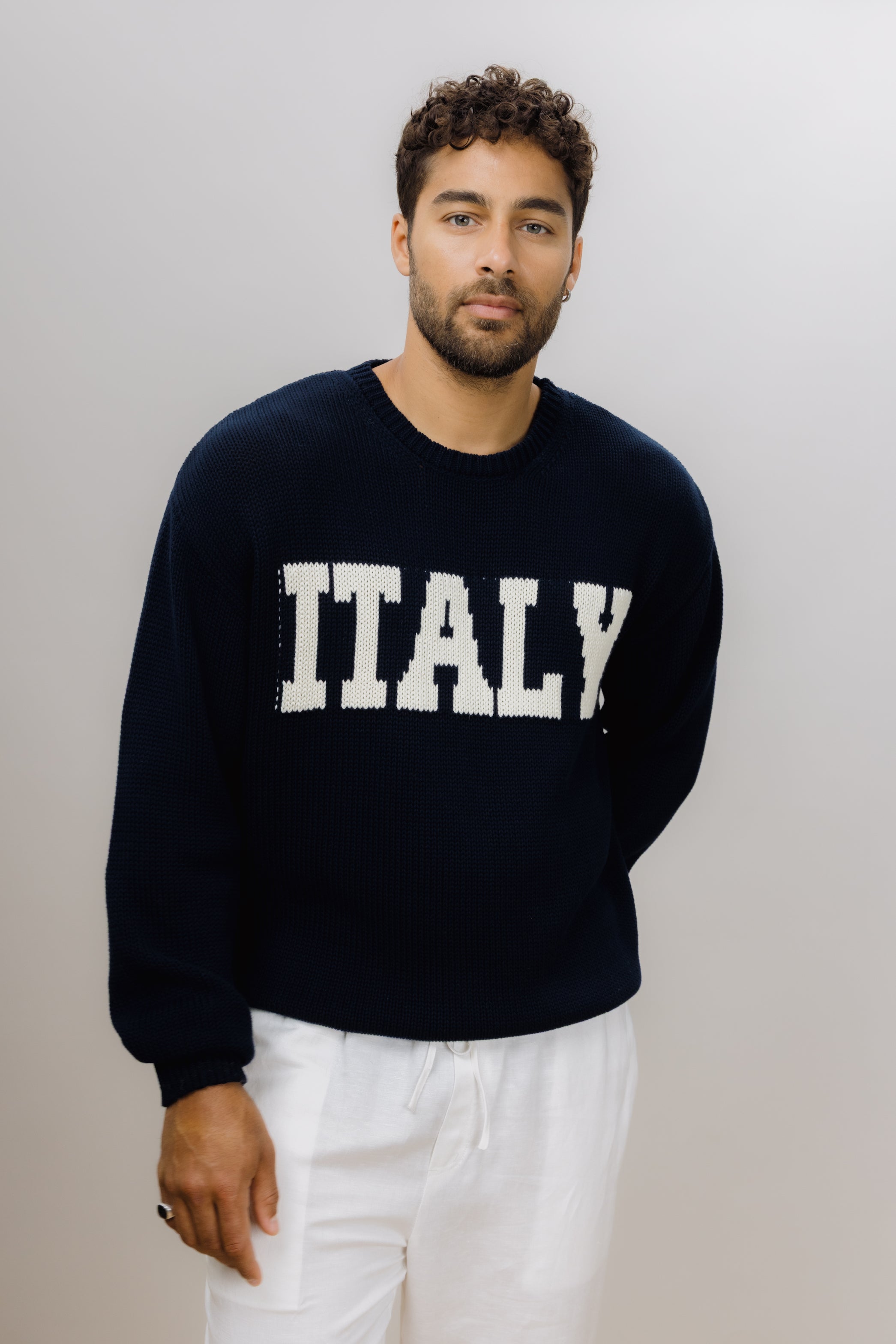 Urban Pioneers Male Italy Sweater SWEATER DARK NAVY