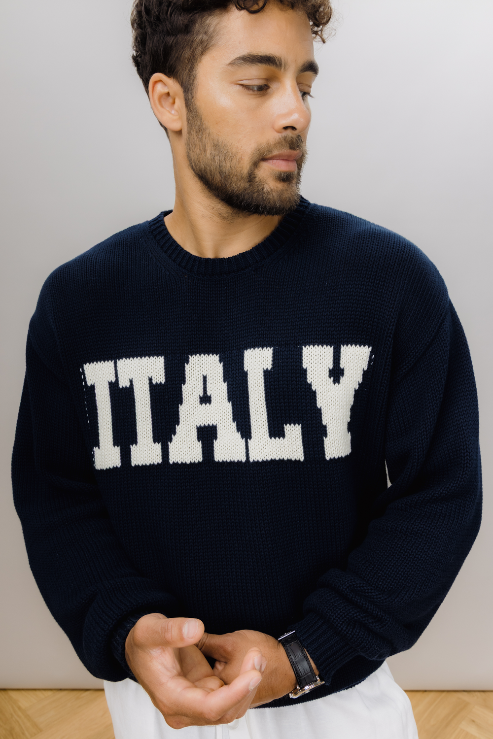 Urban Pioneers Male Italy Sweater SWEATER DARK NAVY