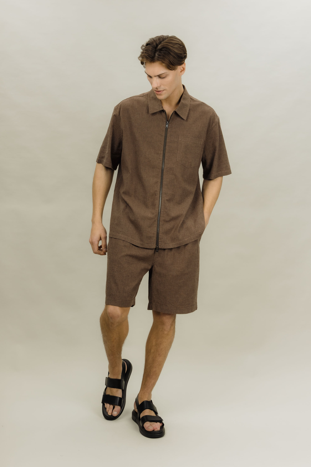 Urban Pioneers Male Jacopo Shorts SHORTS BROWN