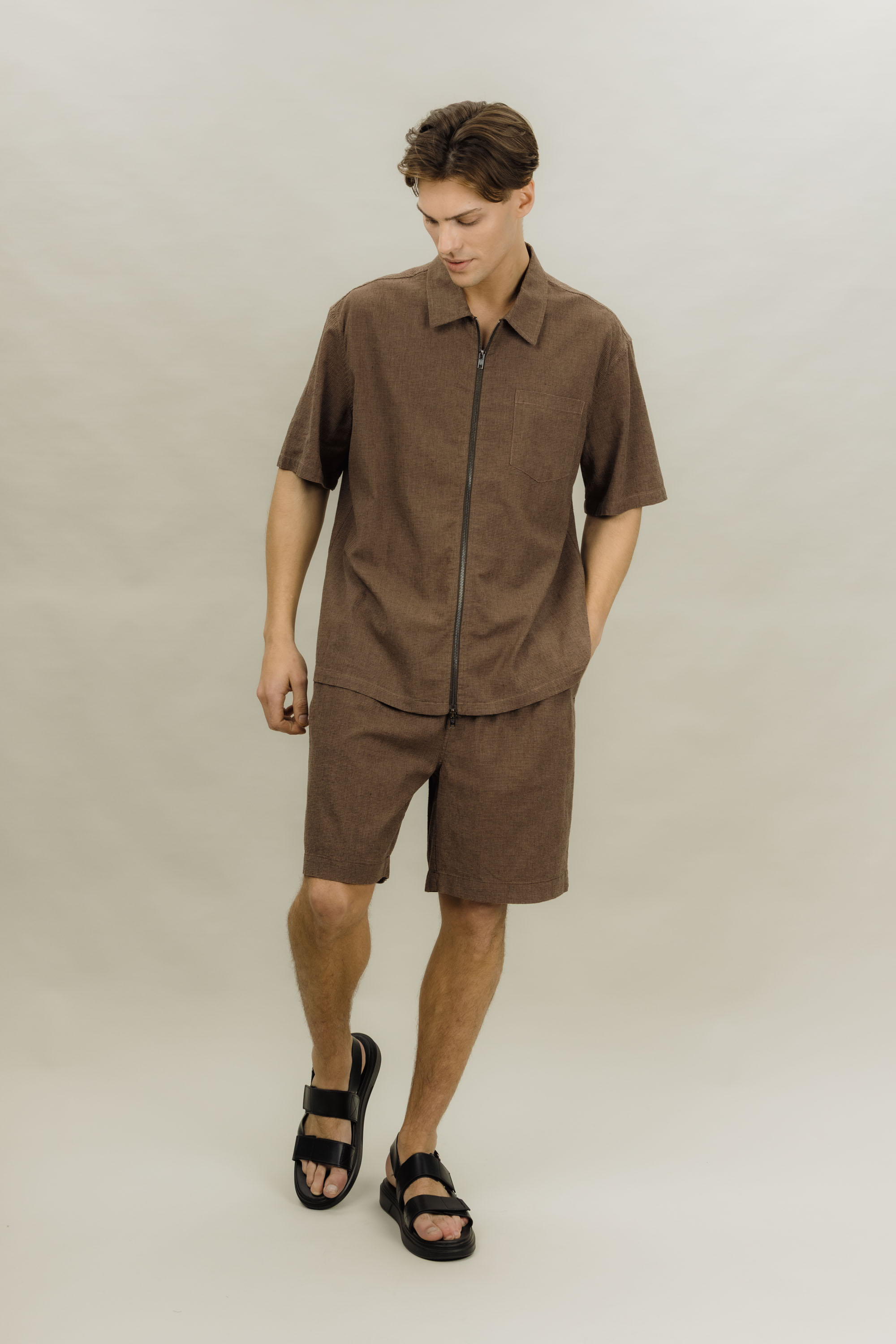 Urban Pioneers Male Jacopo Shorts SHORTS BROWN