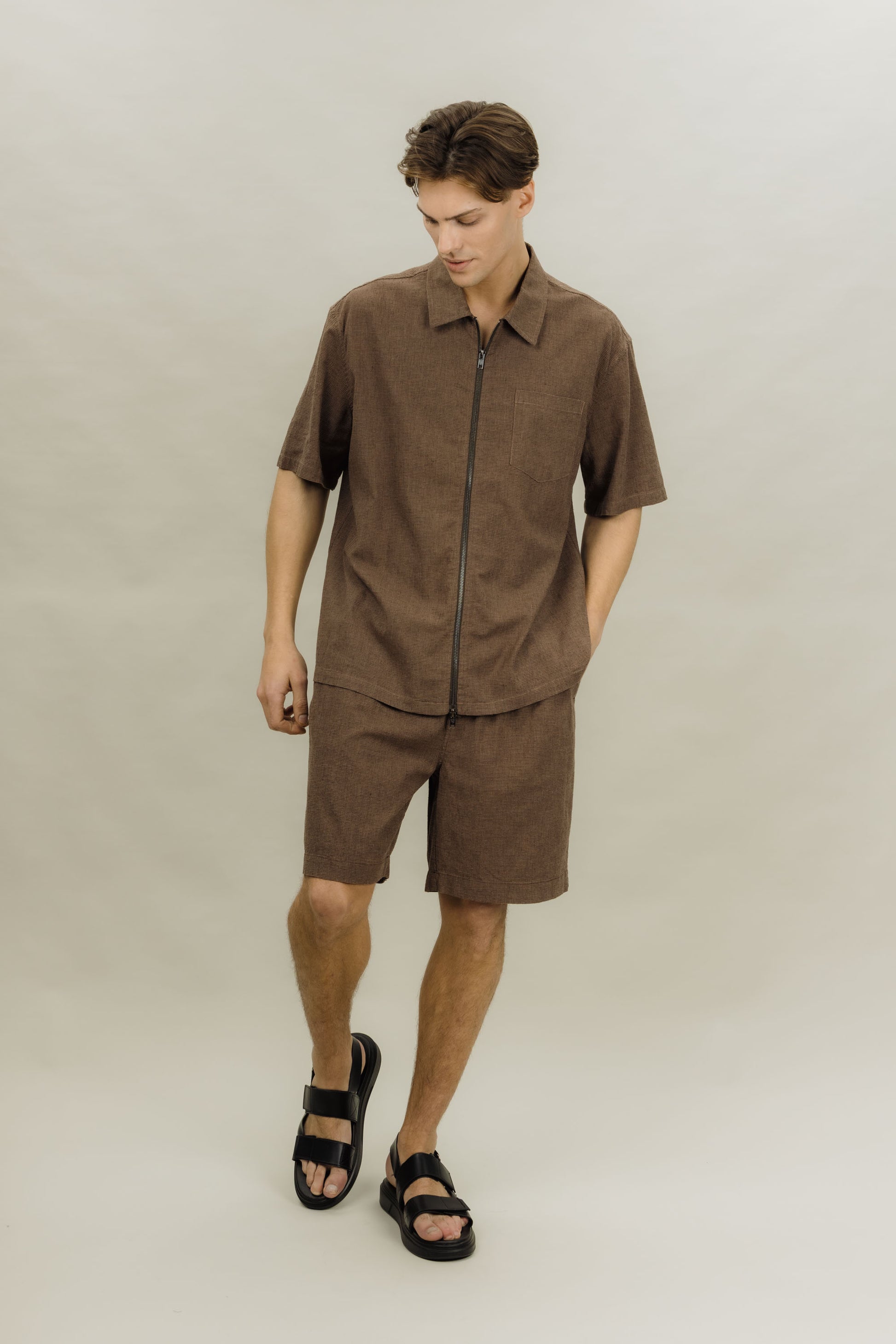 Urban Pioneers Male Jacopo Shorts SHORTS BROWN