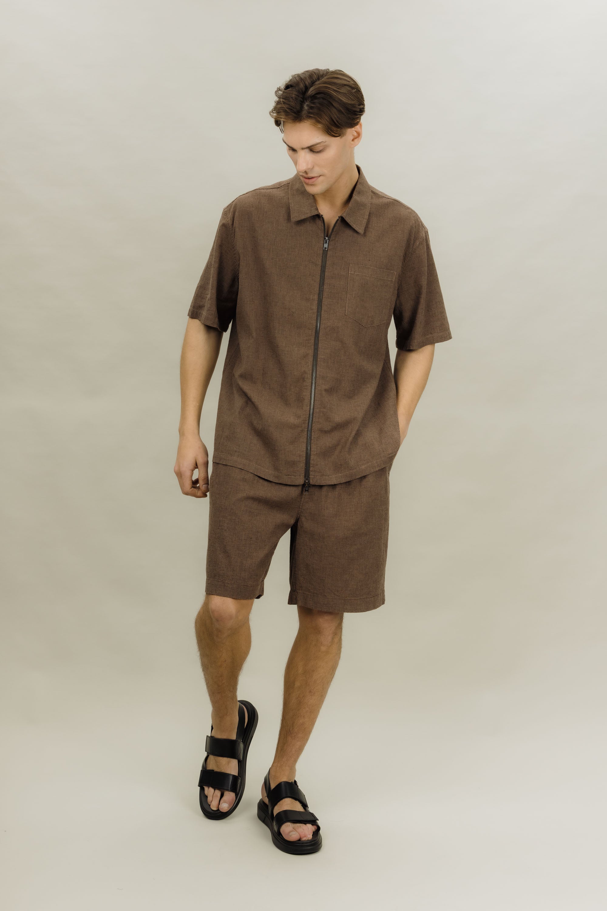 Urban Pioneers Male Jacopo Shorts SHORTS BROWN